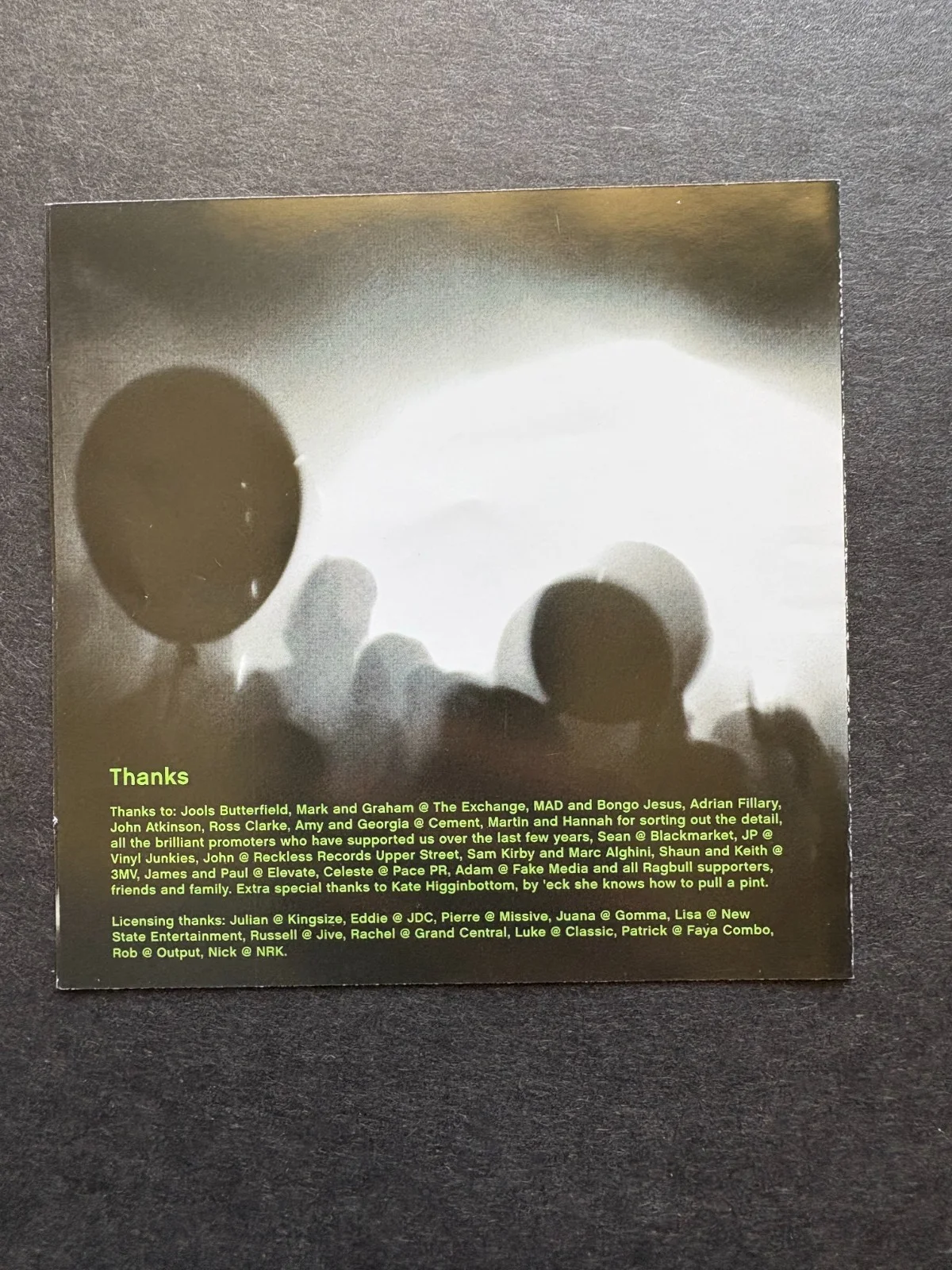 Band Signed Groove Armada "Doin It After Dark" Booklet - Autographed w/ No CD, image 2