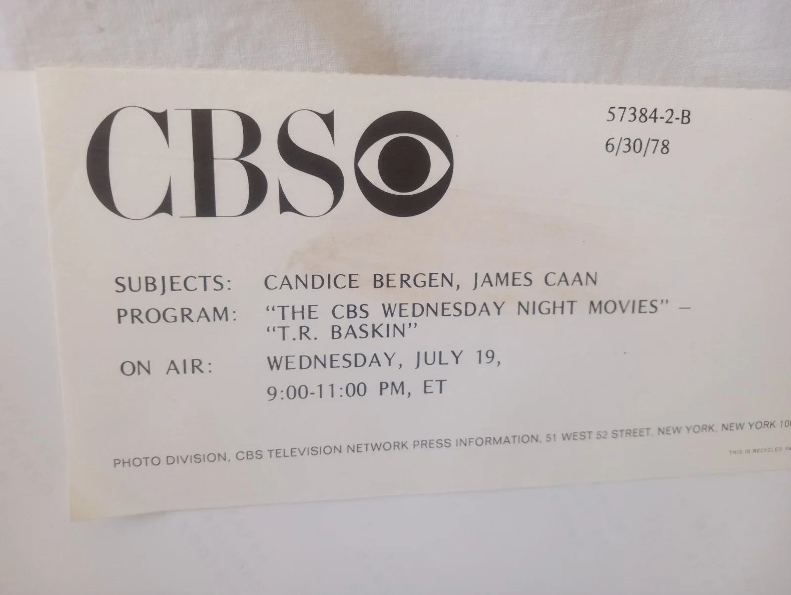 autograph — James Caan Signed Photo Autographed 9x7 'TR BASKIN' 1978, image 5