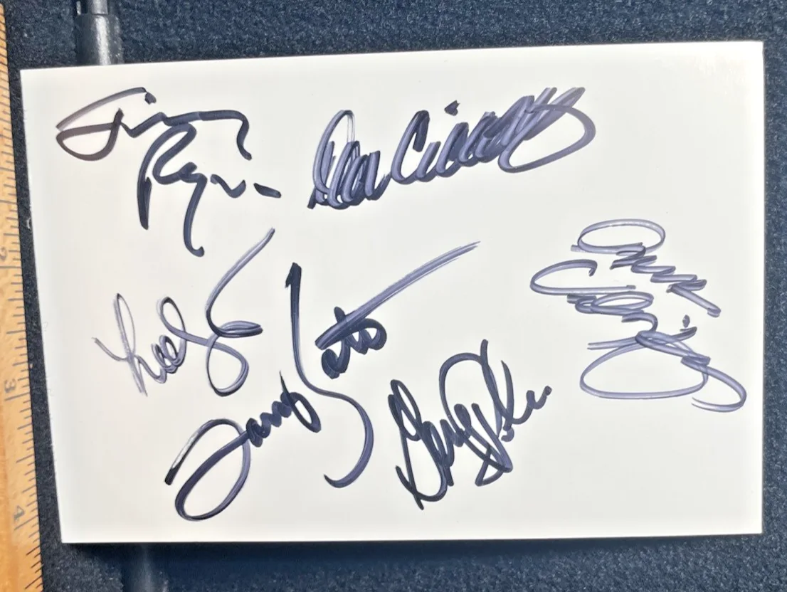Autographed THE HIT MEN LIVE! JIM RYAN, DON CICCONE, GERRY POLCI, LEE SHAPIRO, image 2