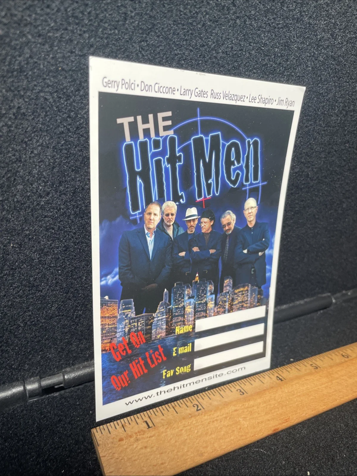 Autographed THE HIT MEN LIVE! JIM RYAN, DON CICCONE, GERRY POLCI, LEE SHAPIRO, image 3