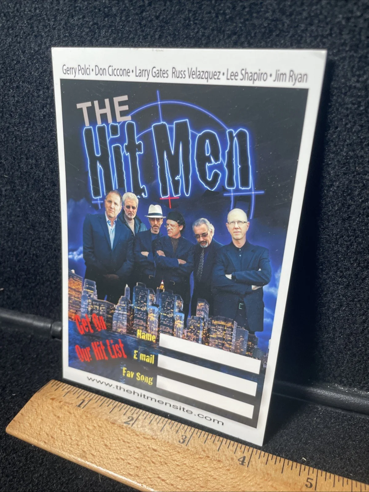 Autographed THE HIT MEN LIVE! JIM RYAN, DON CICCONE, GERRY POLCI, LEE SHAPIRO, image 4