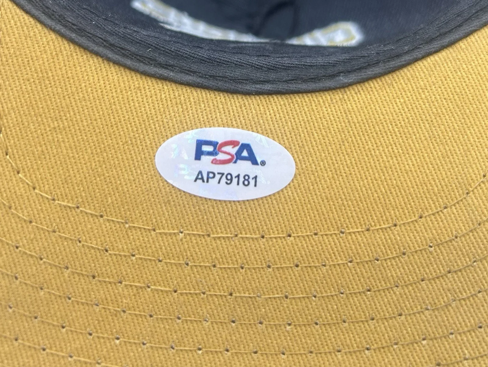 Adam Sandler — Adam Sandler Signed Happy Gilmore Hat Autographed PSA/DNA COA, image 3