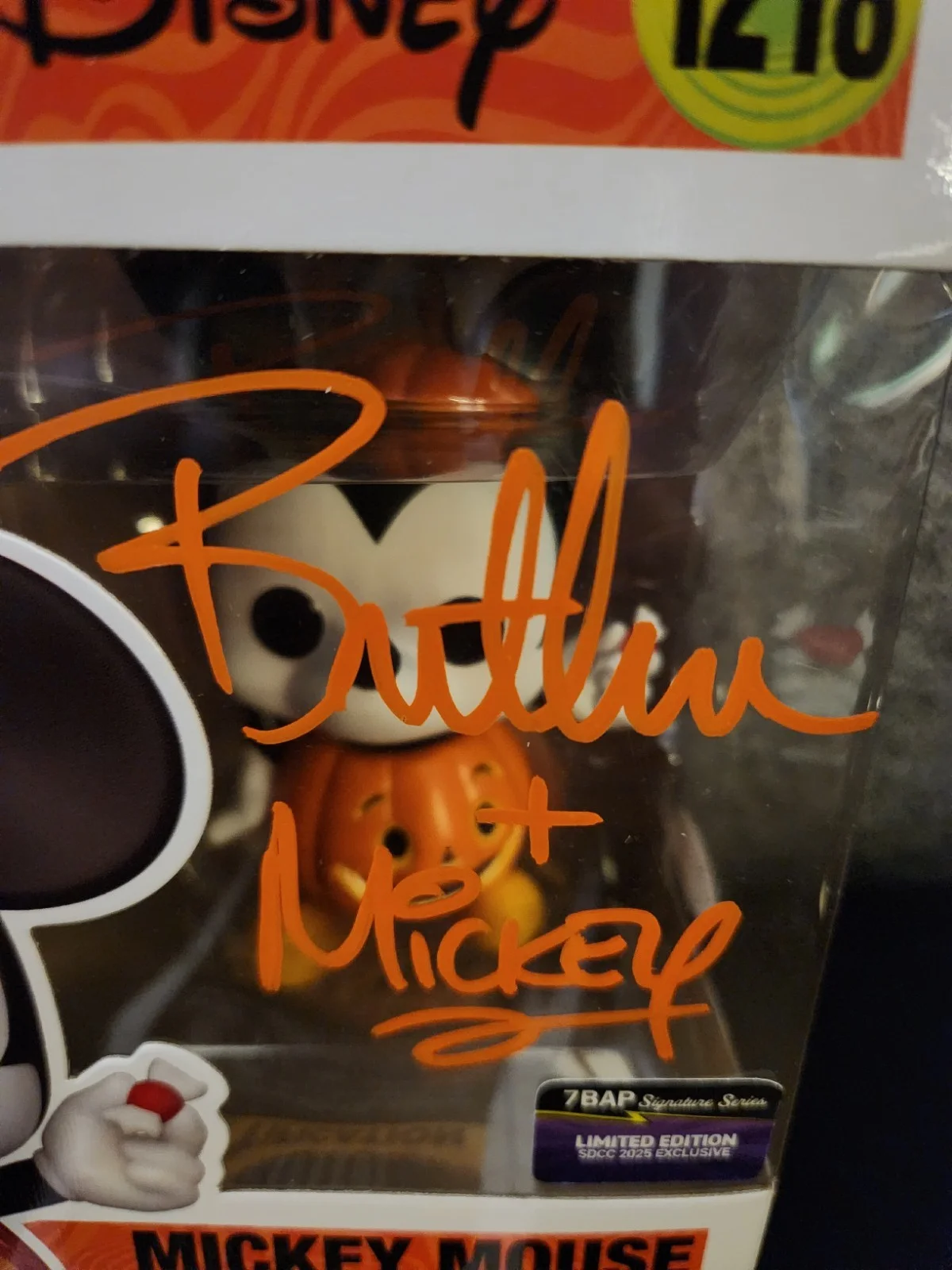 Bret Irwan — Disney 1218 Mickey Signed By Bret Irwan JSA "Mickey", image 2