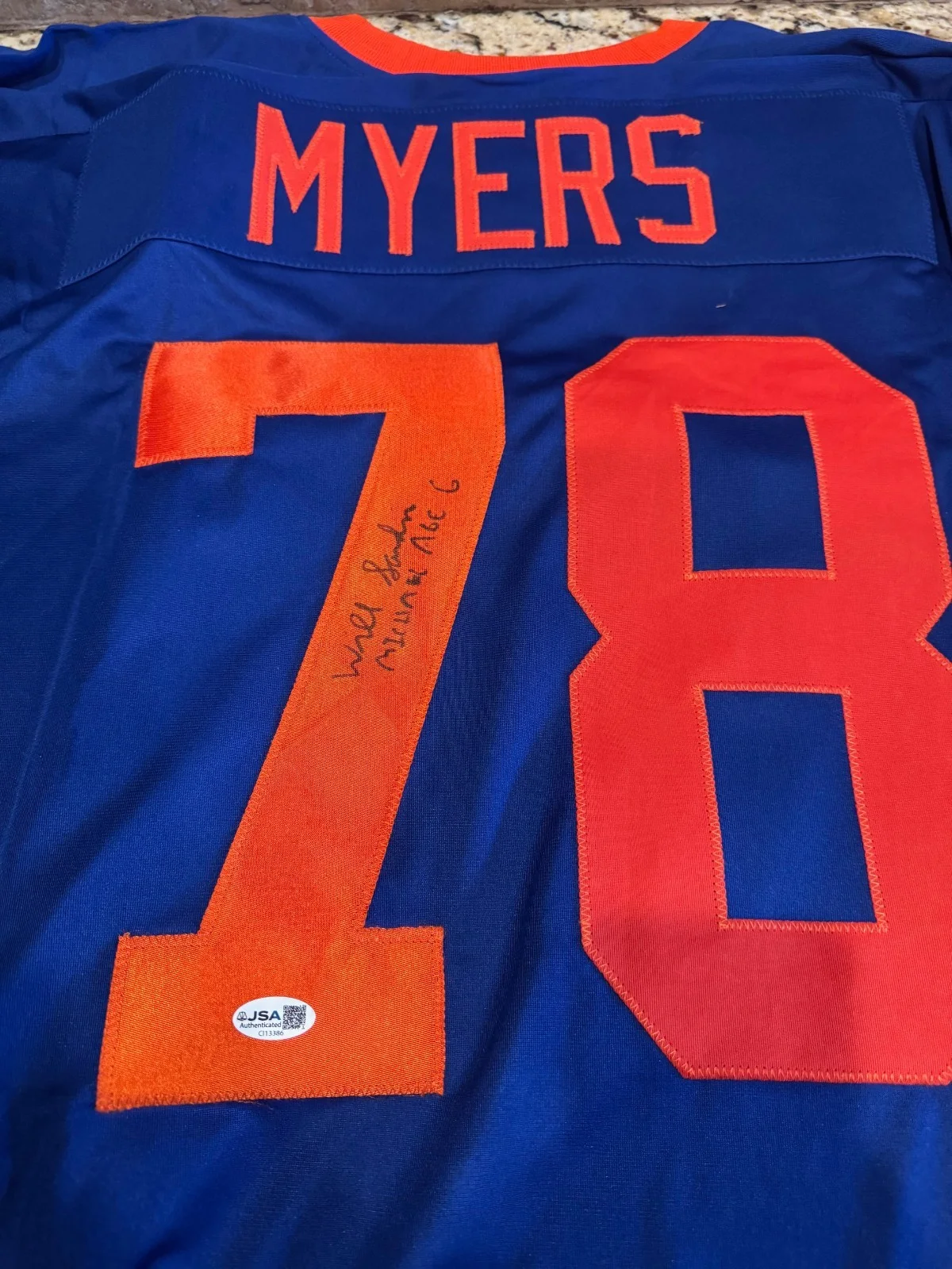 Will Sandin — Will Sandin autographed signed inscribed jersey Michael Myers JSA Halloween, image 2