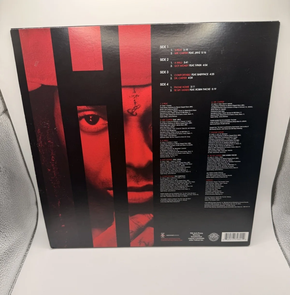 Lil Wayne Signed Autographed Tha Carter III 3 Vinyl Album PSA/DNA COA I II IV V, image 5