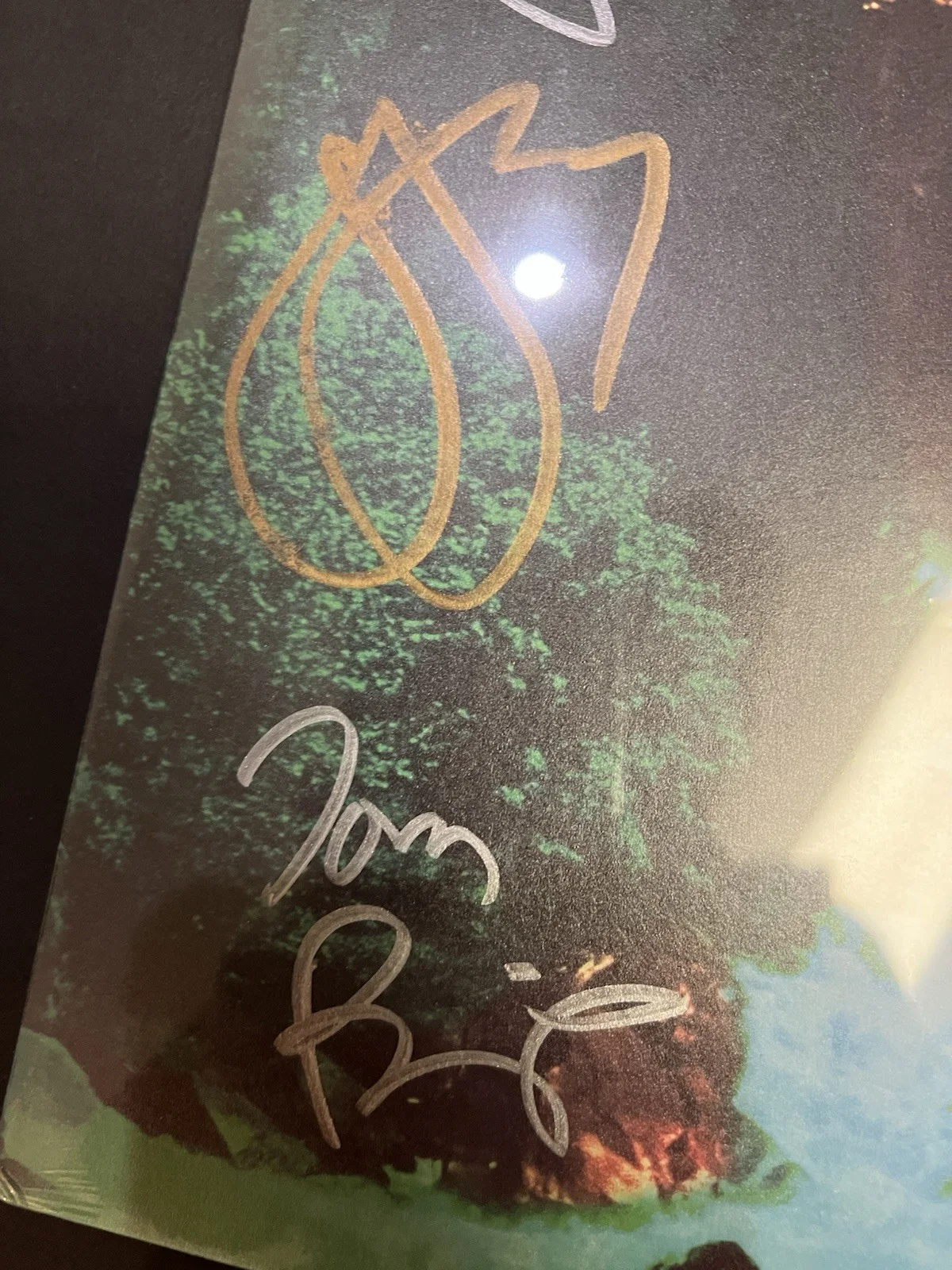 Authentic My Morning Jacket Autographed The Waterfall LP album signed record, image 2