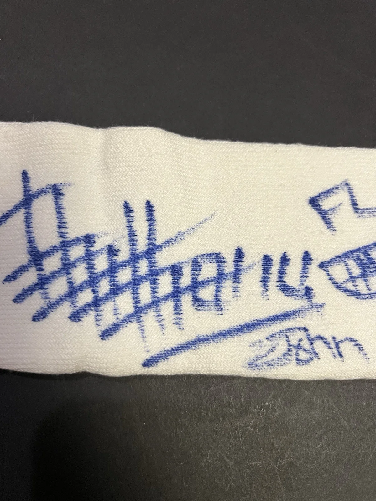 Authentic Red Hot Chili Peppers AUTOGRAPHED C*ck Sock hand signed early 90s, image 3