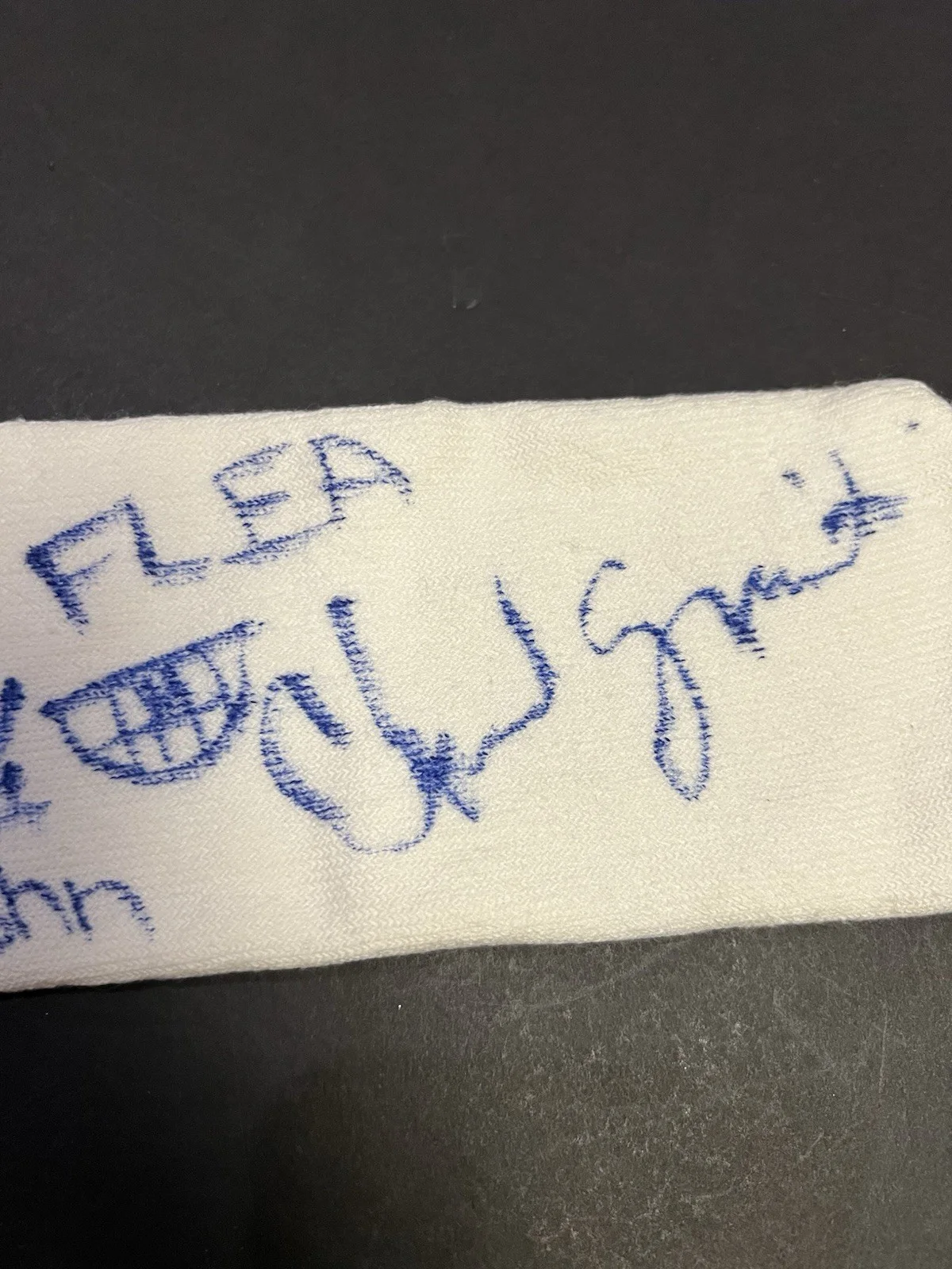 Authentic Red Hot Chili Peppers AUTOGRAPHED C*ck Sock hand signed early 90s, image 4