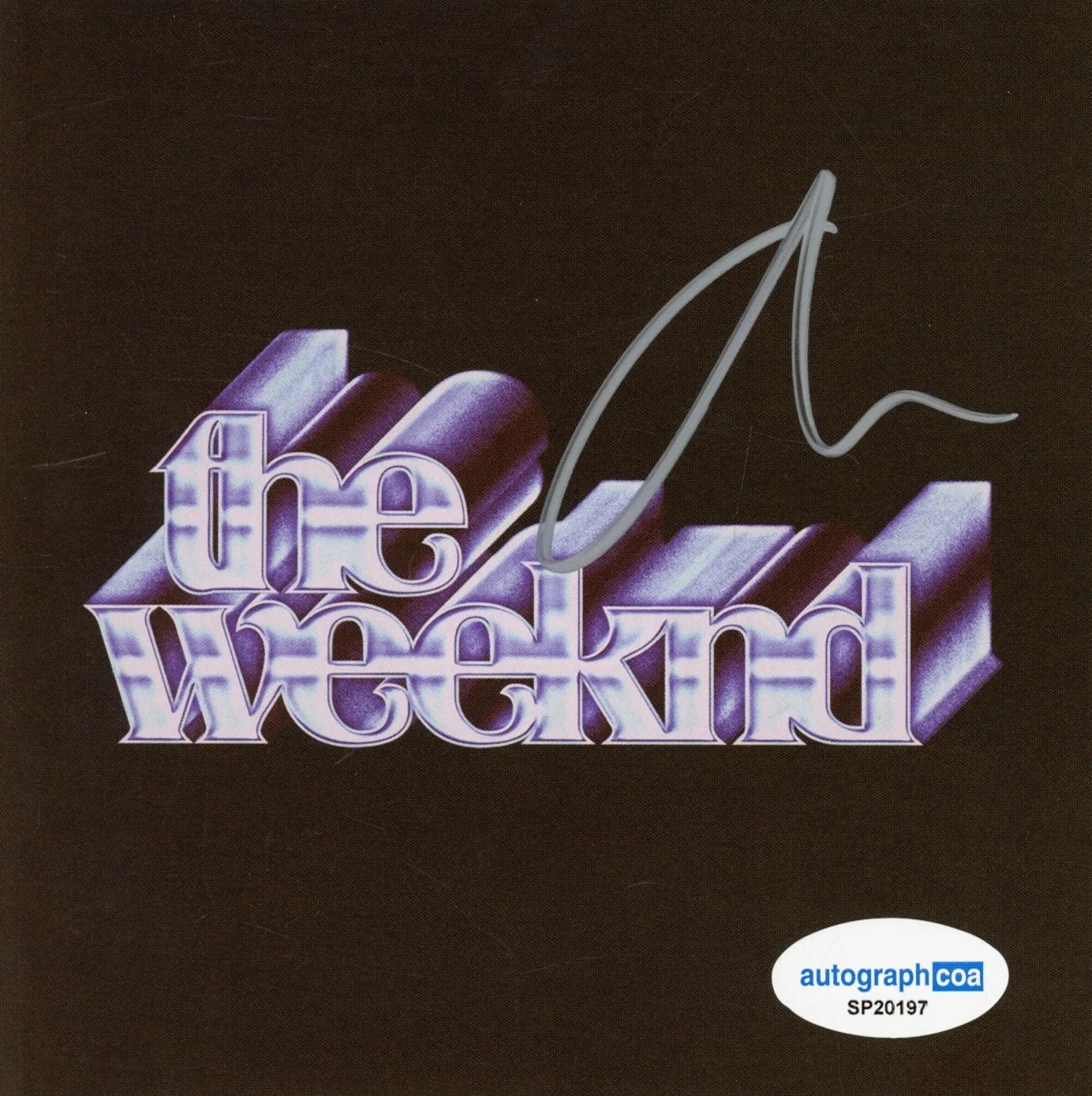 The Weeknd Dawn FM Signed Autograph CD Framed Display Abel Tesfaye ACOA COA, image 4
