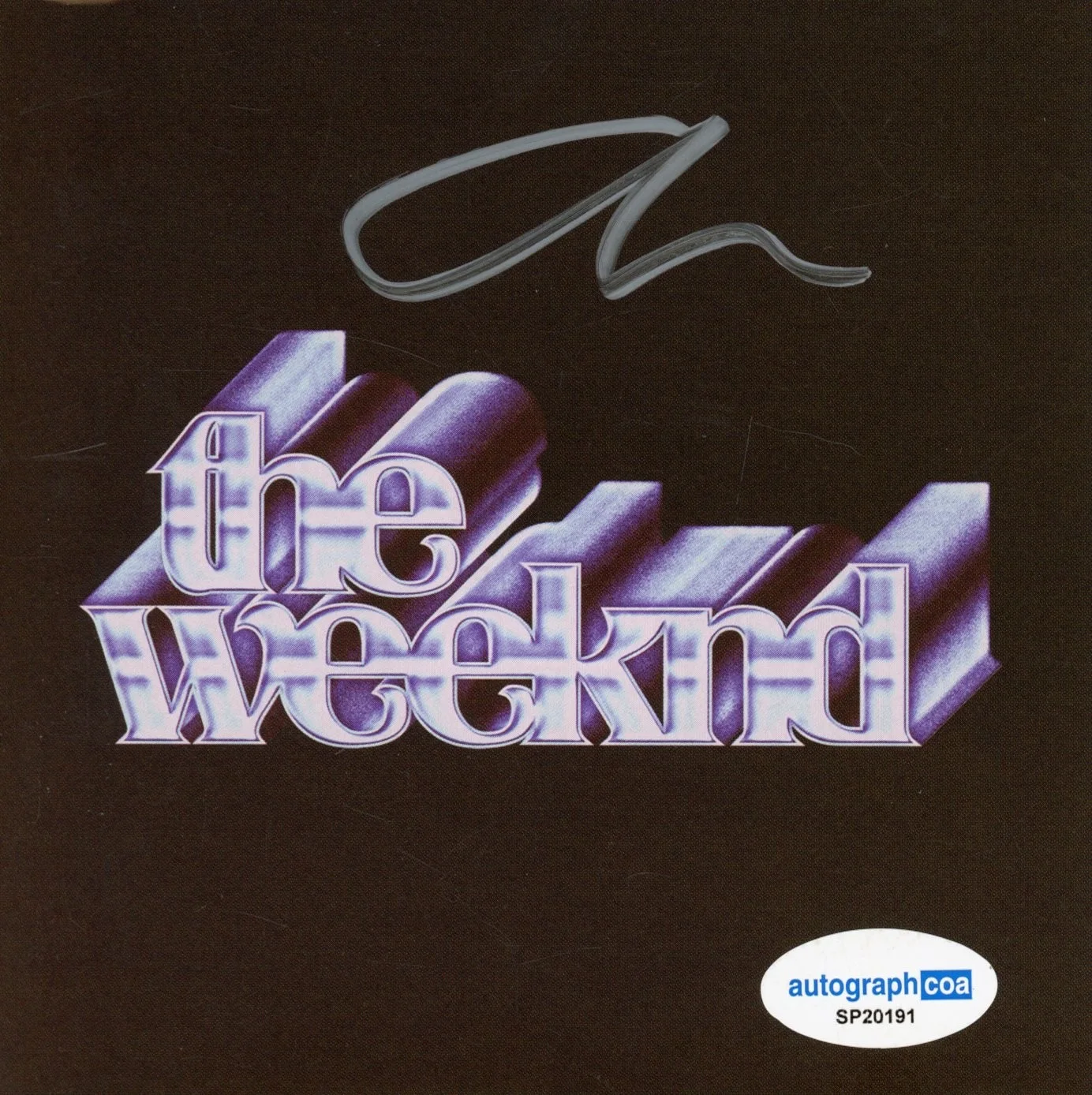The Weeknd Dawn FM Signed Autograph CD Framed Display Abel Tesfaye ACOA COA, image 3