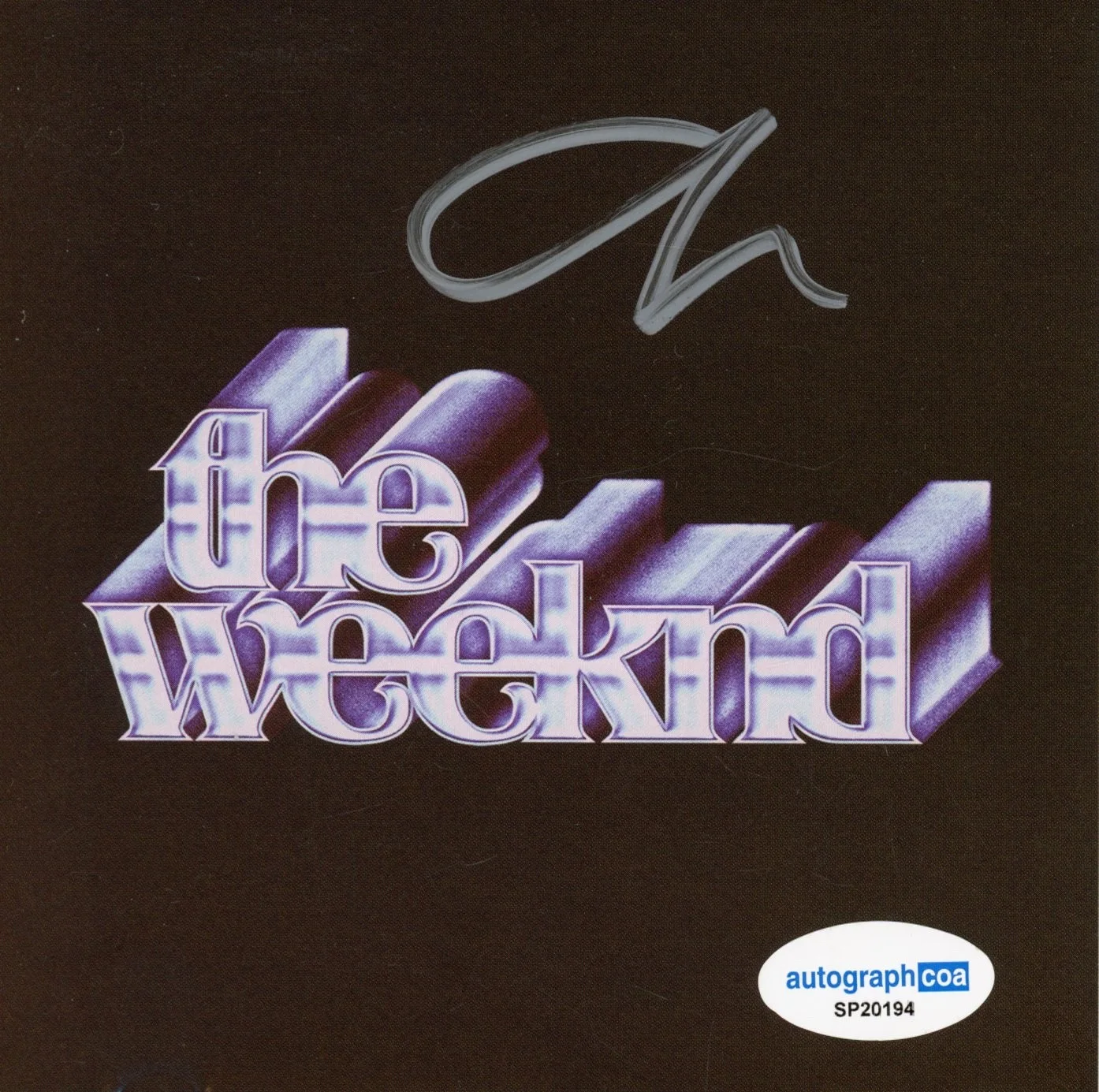 The Weeknd Dawn FM Signed Autograph CD Framed Display Abel Tesfaye ACOA COA, image 5