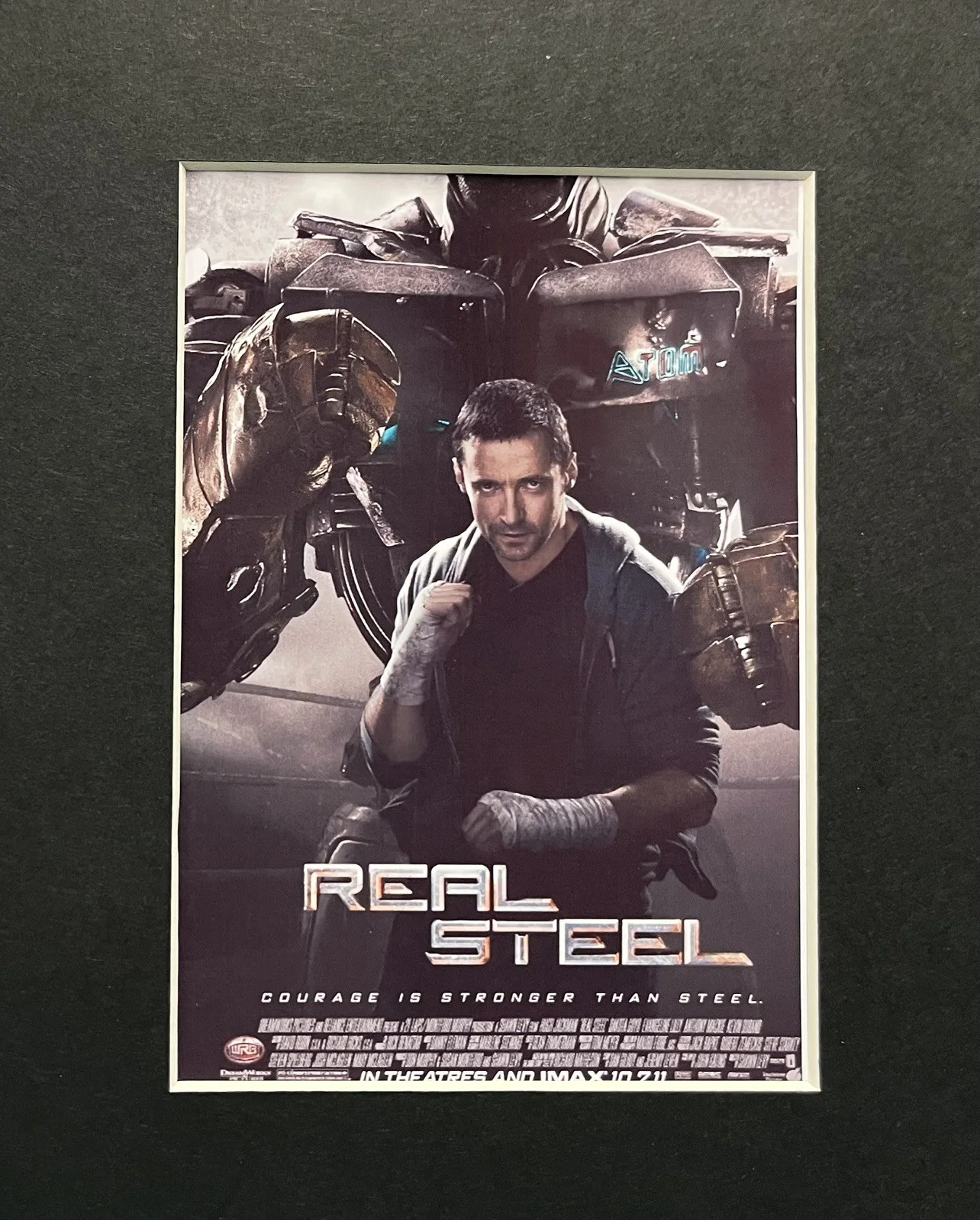 .REAL STEEL. MOUNTED. 35mm Film Cell Display, image 2