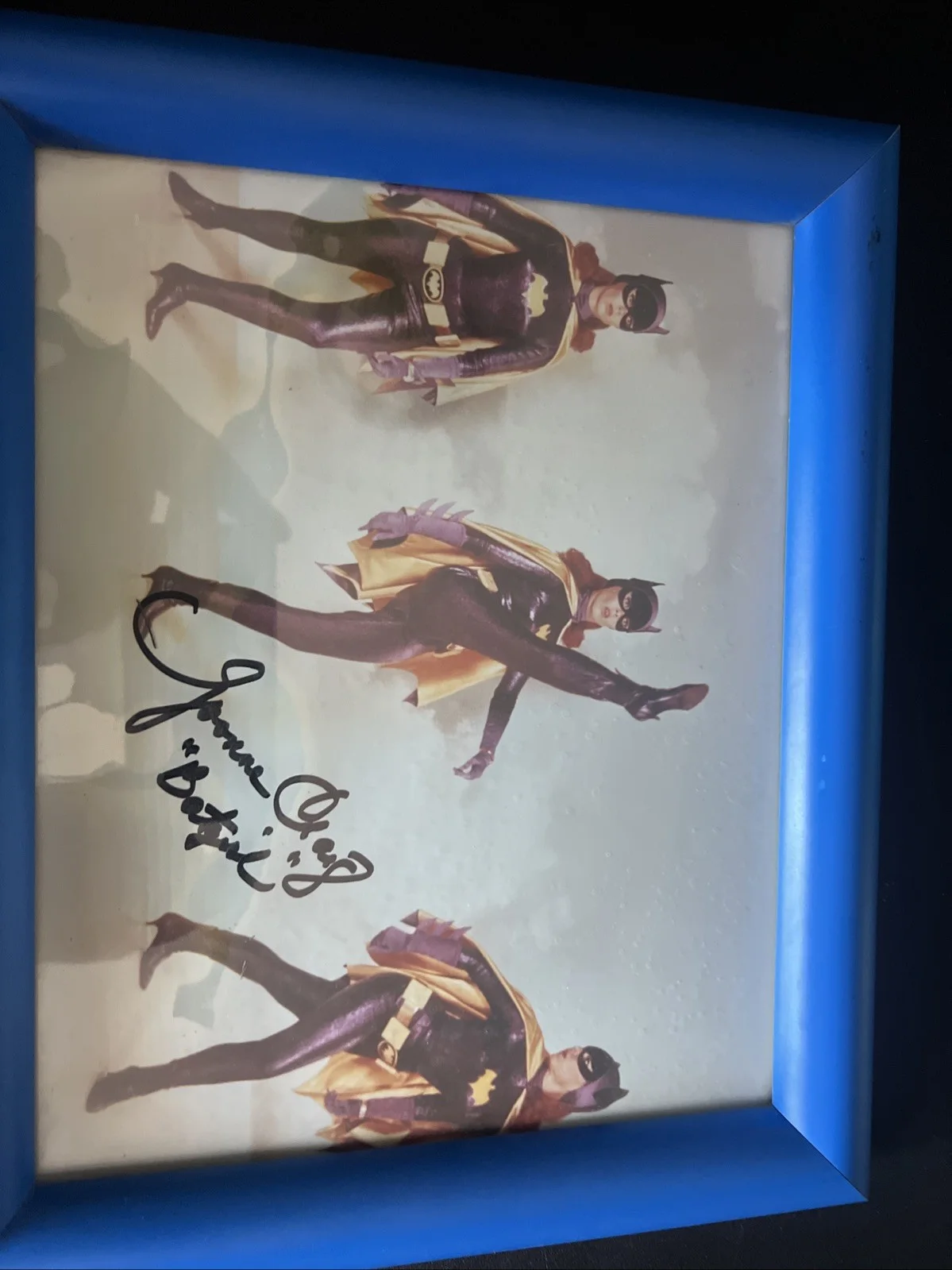 Framed Yvonne Craig Batgirl Signed Photo, image 3