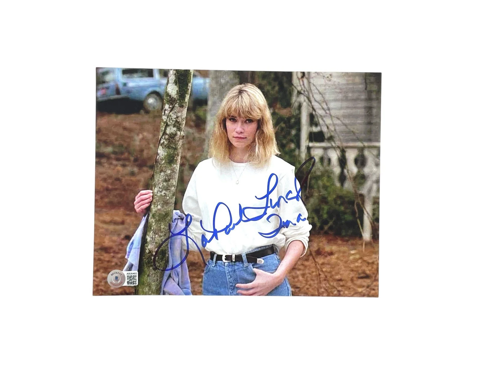 Lar Park Lincoln — Lar Park Lincoln Friday the 13th Autographed Signed 8x10 Photo Scream Queen BAS