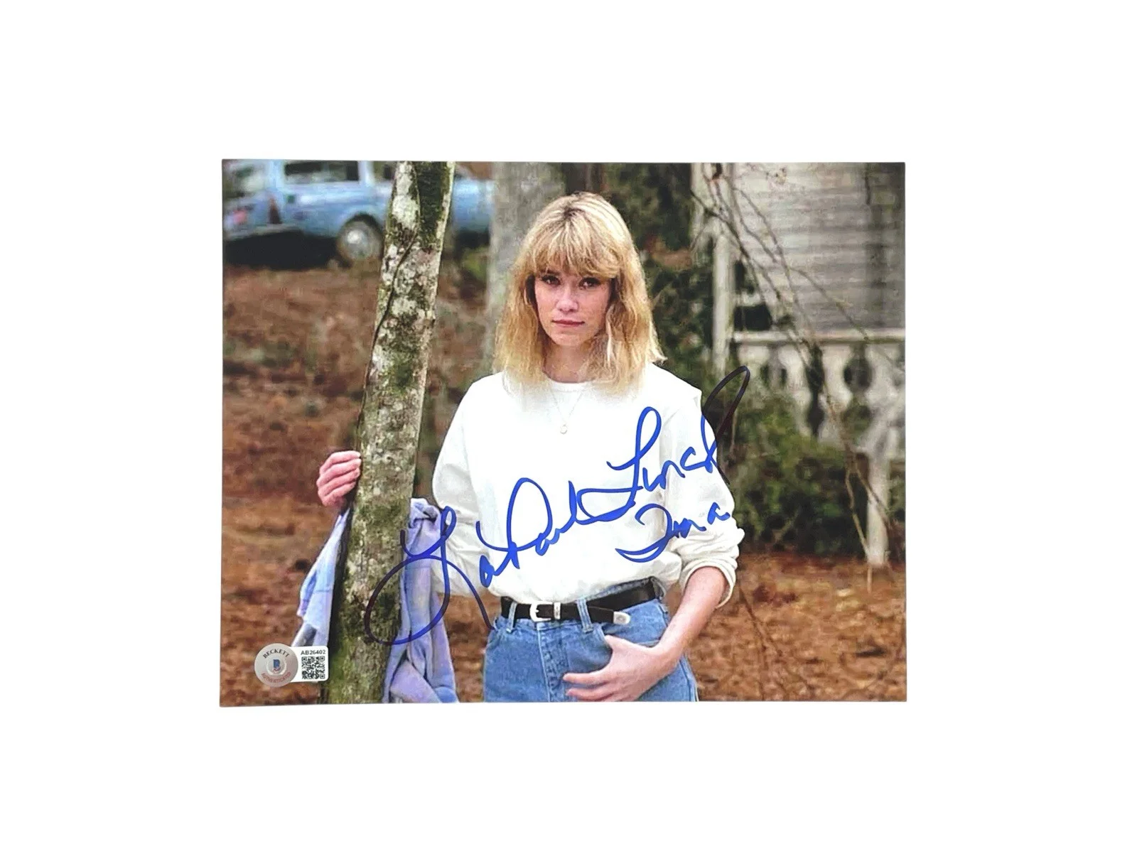 Lar Park Lincoln — Lar Park Lincoln Friday the 13th Autographed Signed 8x10 Photo Scream Queen BAS, image 2