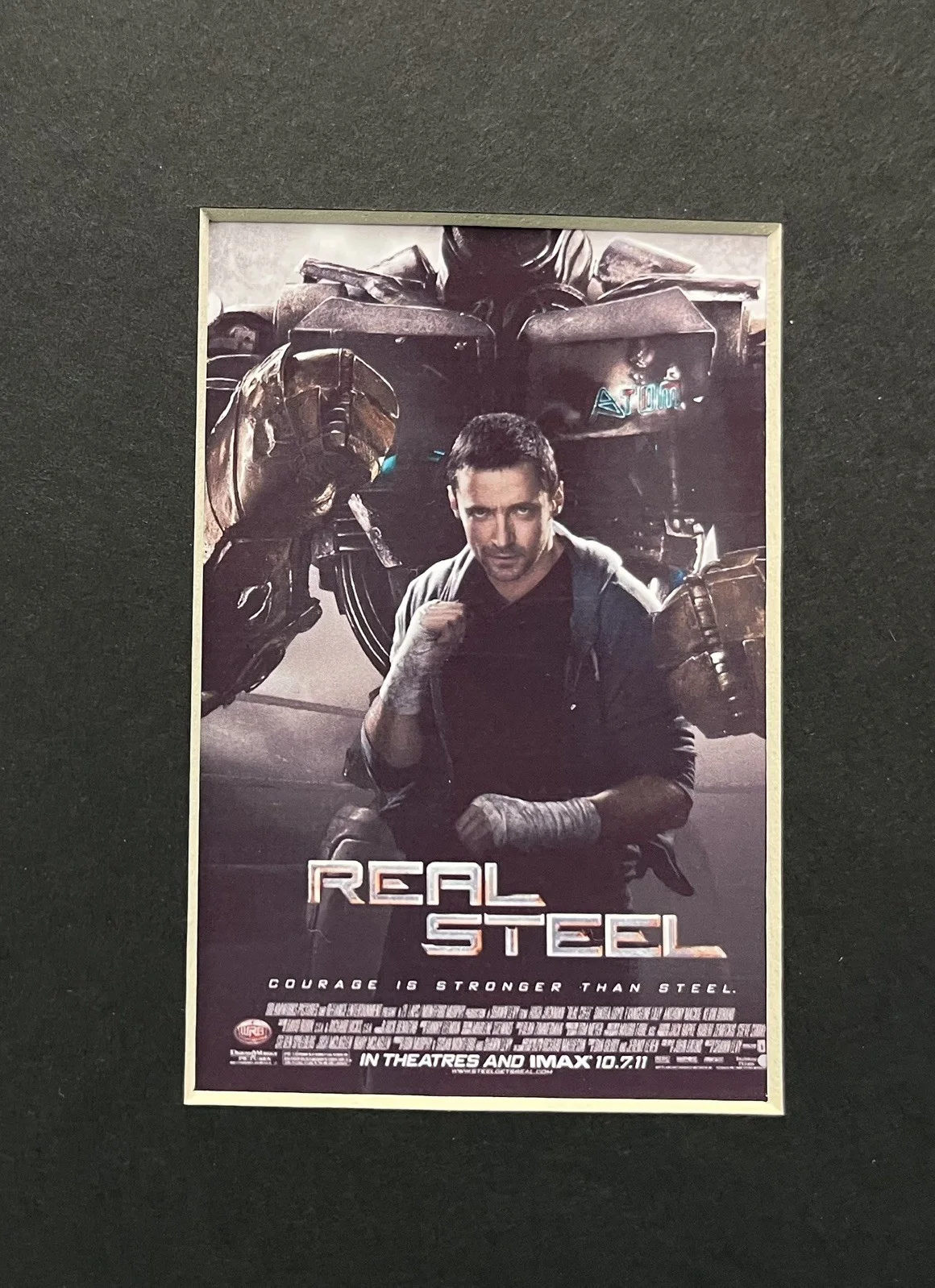 REAL STEEL. HUGH JACKMAN 35mm Film Cell Mounted Display, image 2