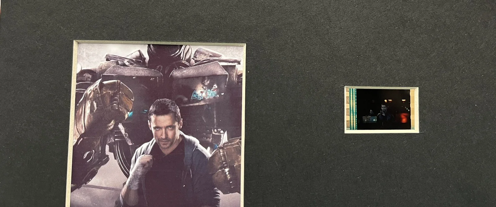 REAL STEEL. HUGH JACKMAN 35mm Film Cell Mounted Display, image 3