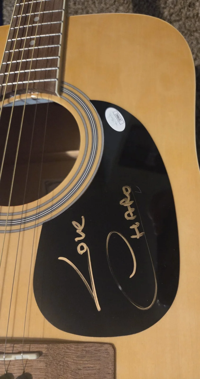 Charo Cuchi Cuchi Mamacita Tiger By The Tail Autographed Rogue Guitar JSA, изображение 2