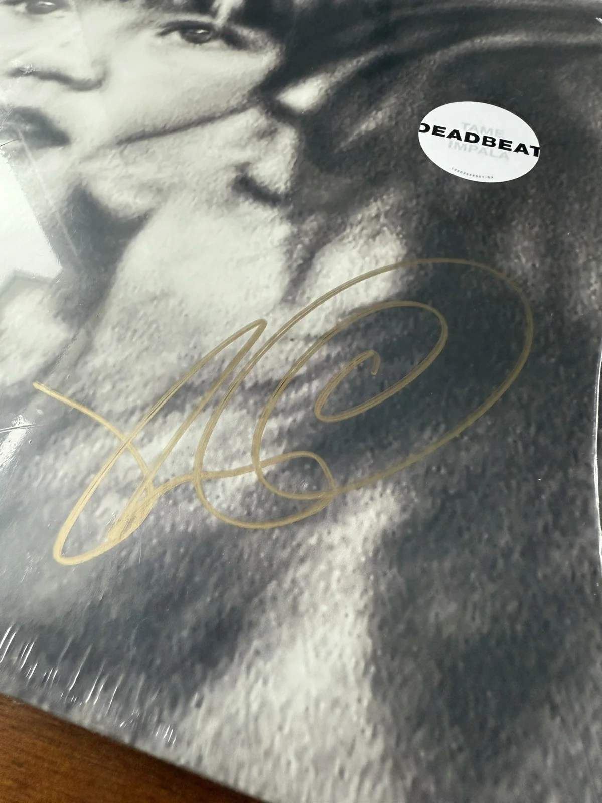 Tame Impala Signed Cover Deadbeat Vinyl Blue Sealed autographed, image 3