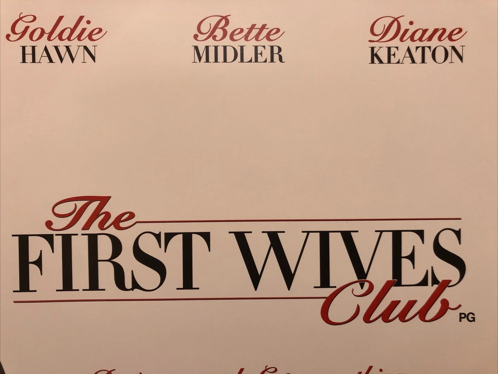 Cinema Film Mini Poster - “The First Wives Club” - Goldie Yawn, Bette Milder, изображение 3