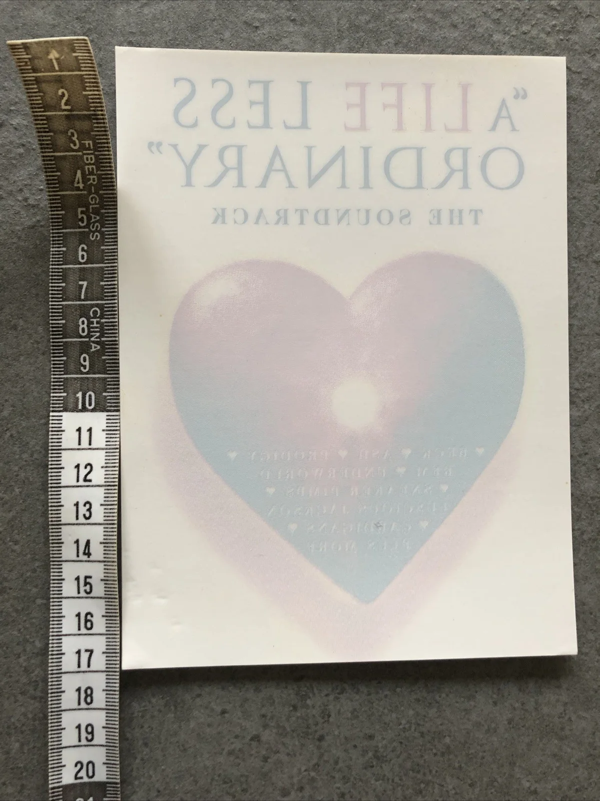 Film ProMotion “ A Life Less Ordinary” Cinema/Press Movie Collectable, изображение 3