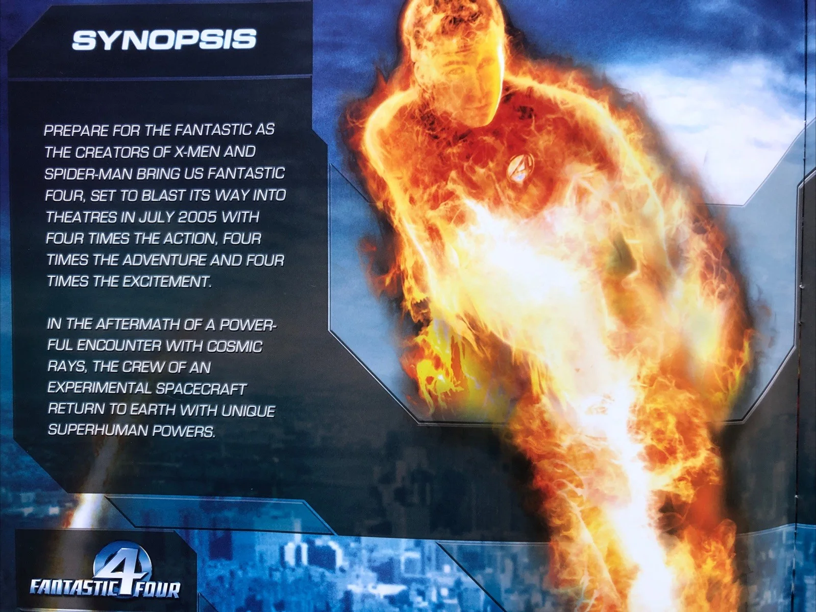 Cinema Press Promotional Brochure 2005 - “Fantastic Four” Collectable, image 4