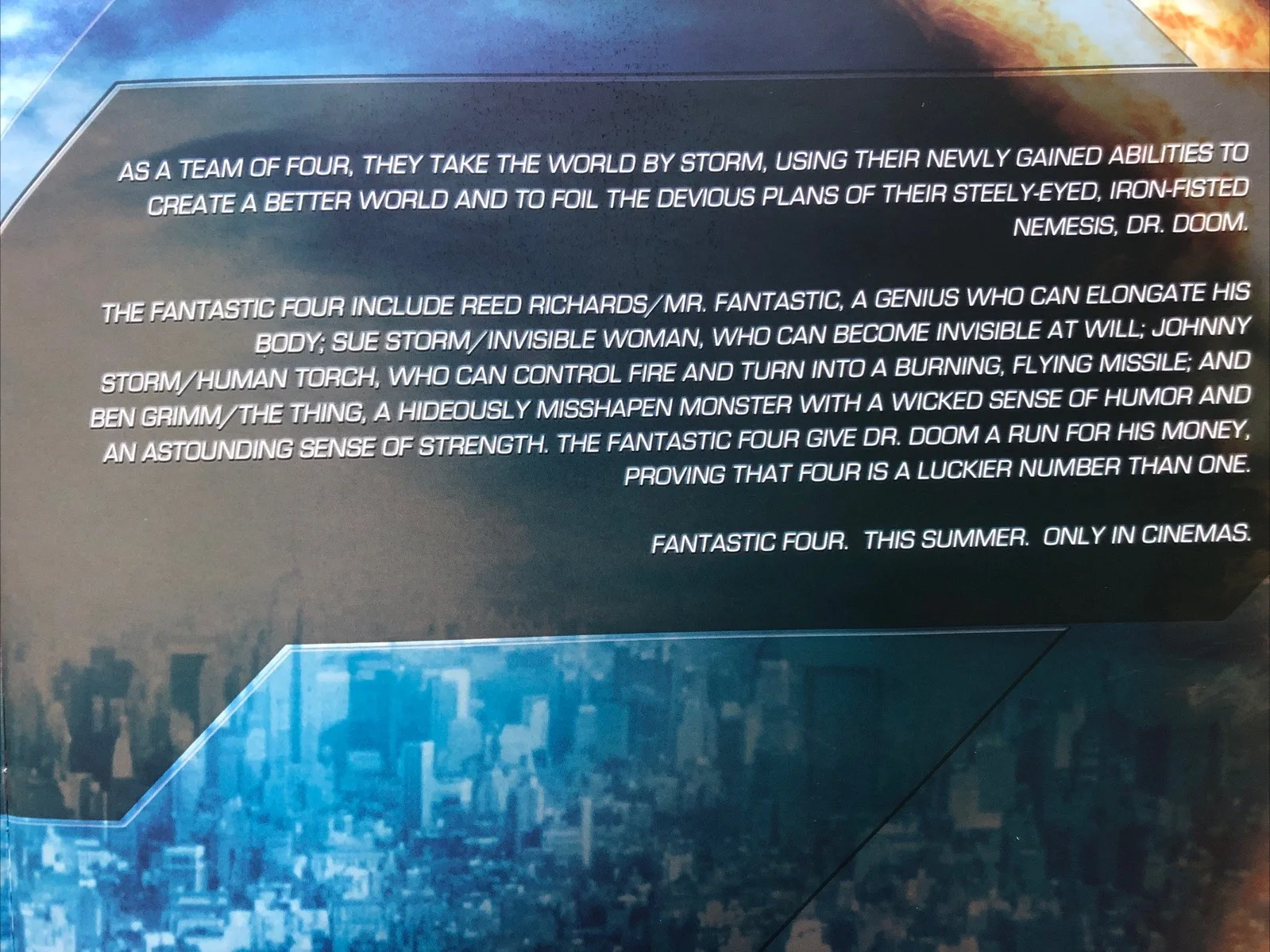 Cinema Press Promotional Brochure 2005 - “Fantastic Four” Collectable, image 5