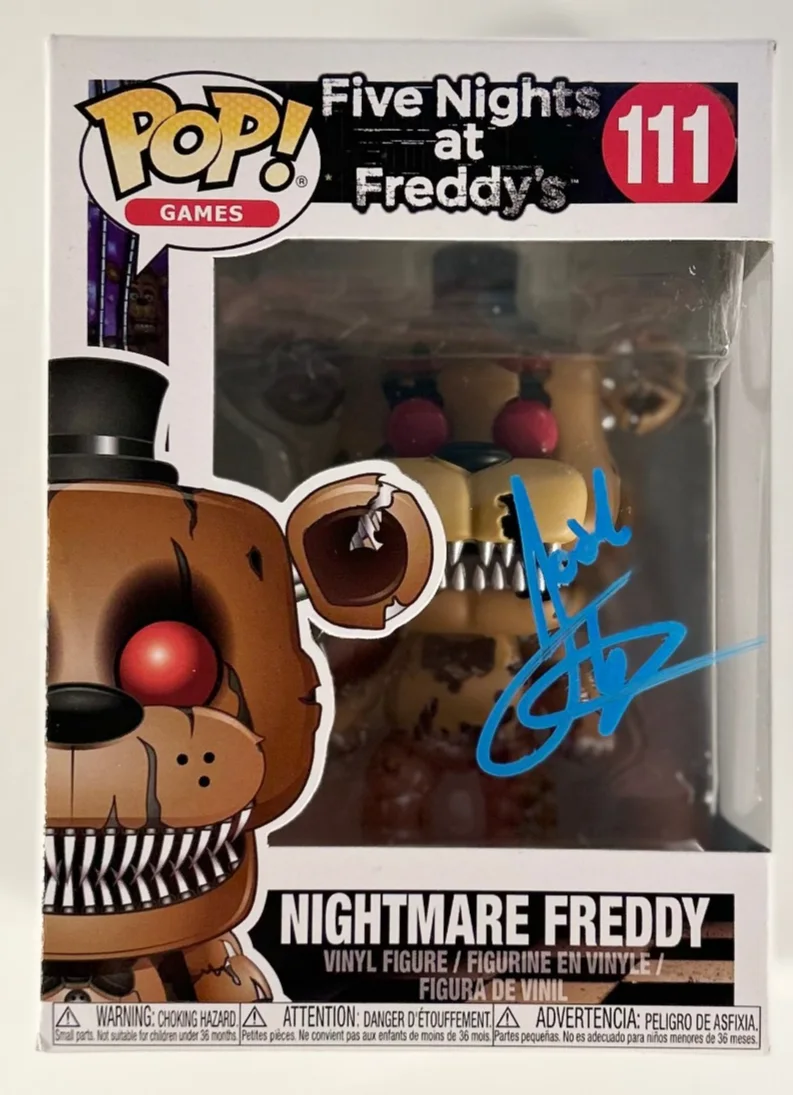 Josh Hutcherson — Josh Hutcherson Signed Autograph Five Nights At Freddy's Funko With Exact Proof