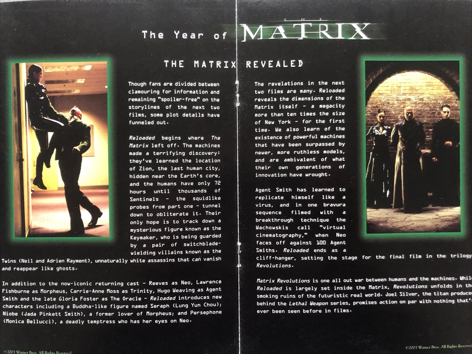 Cinema Press Booklet - “ The Matrix” Promotional - Film Collectable, изображение 4