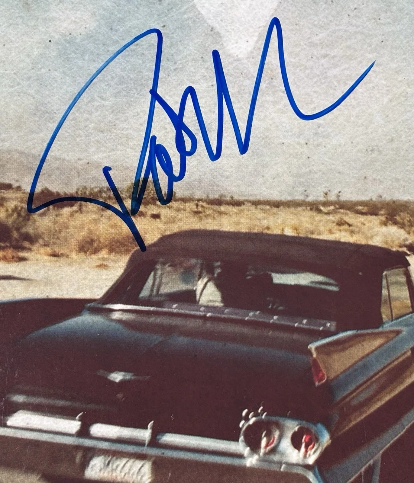 Pat Monahan Signed California 37 Vinyl Album BAS Beckett COA Train Autograph, image 2