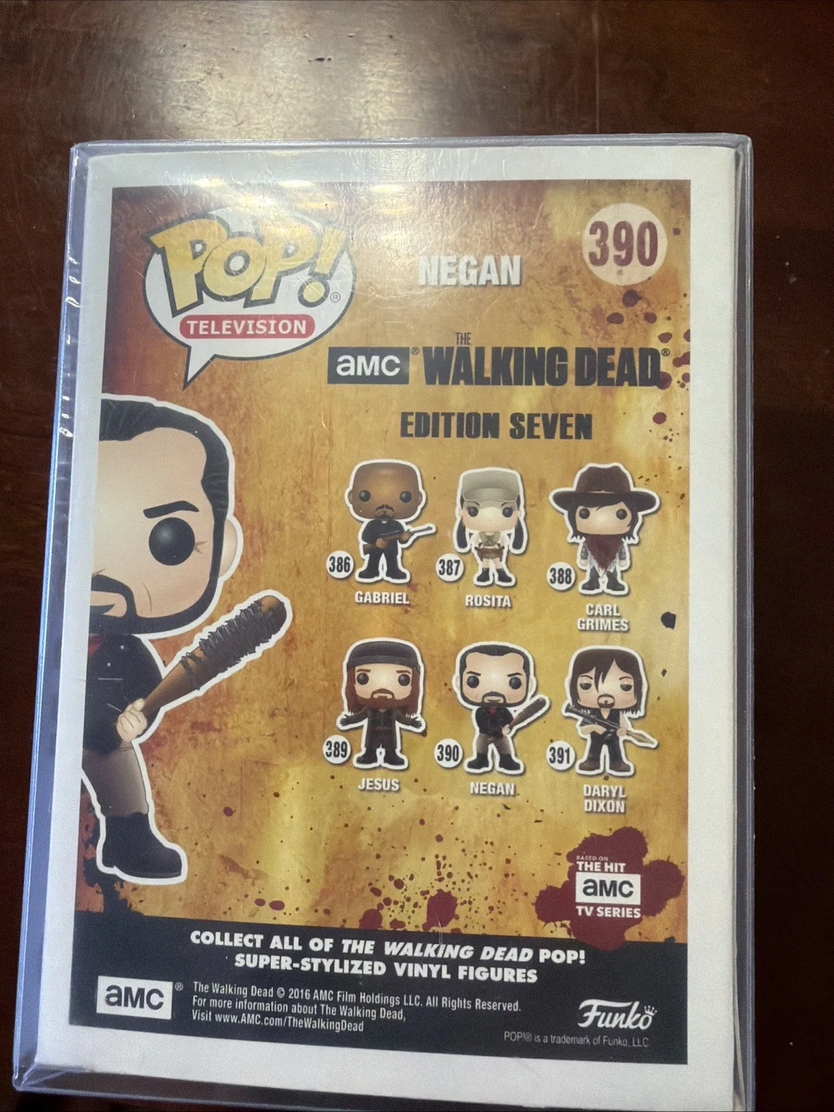 Jeffrey Dean Morgan Signed “ The Walking Dead” #390 Funko, image 4