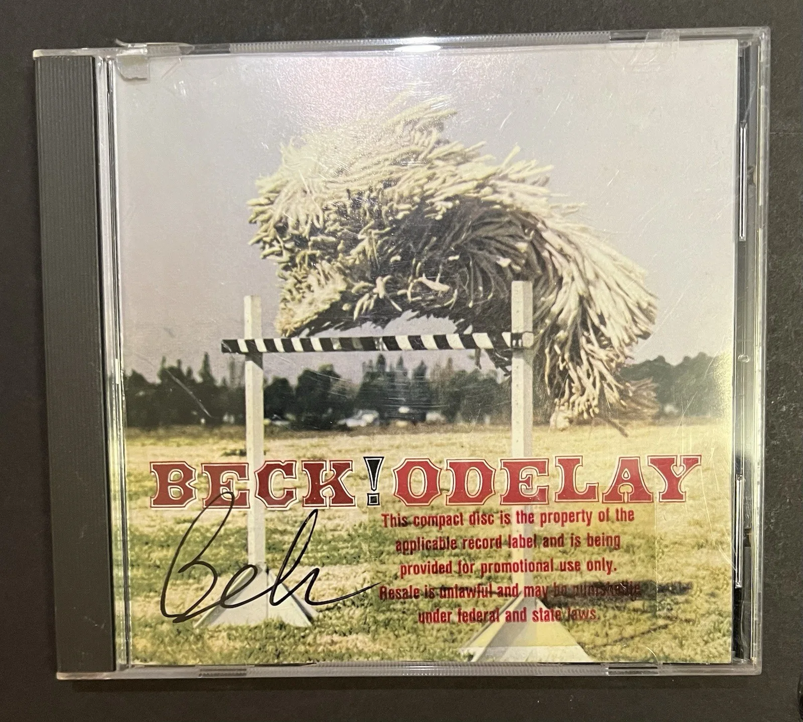 AUTHENTIC Autographed Beck Odelay CD insert hand signed RARE, image 2