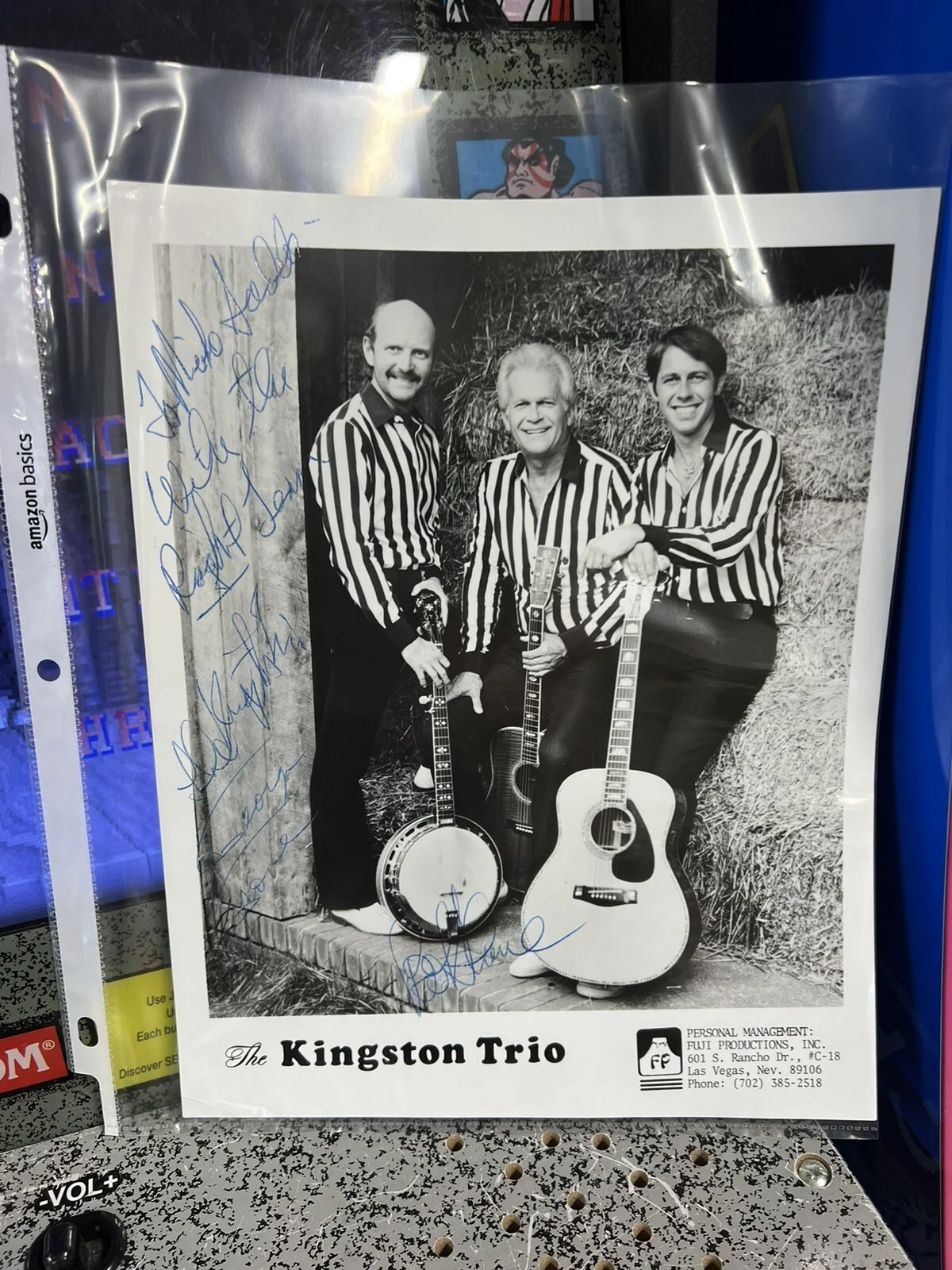 The Kingston Trio Signed Autographed 8x10 Photograph Personalized Mike Sadek, изображение 5