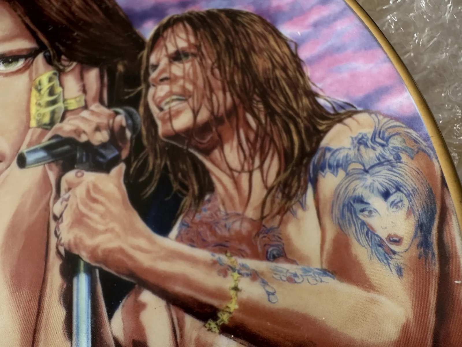 Ozzy Osbourne — Ozzy Osbourne 1999 Gartlan Signed PLATE 10.5" 246/1999 Personally Autographed, image 5