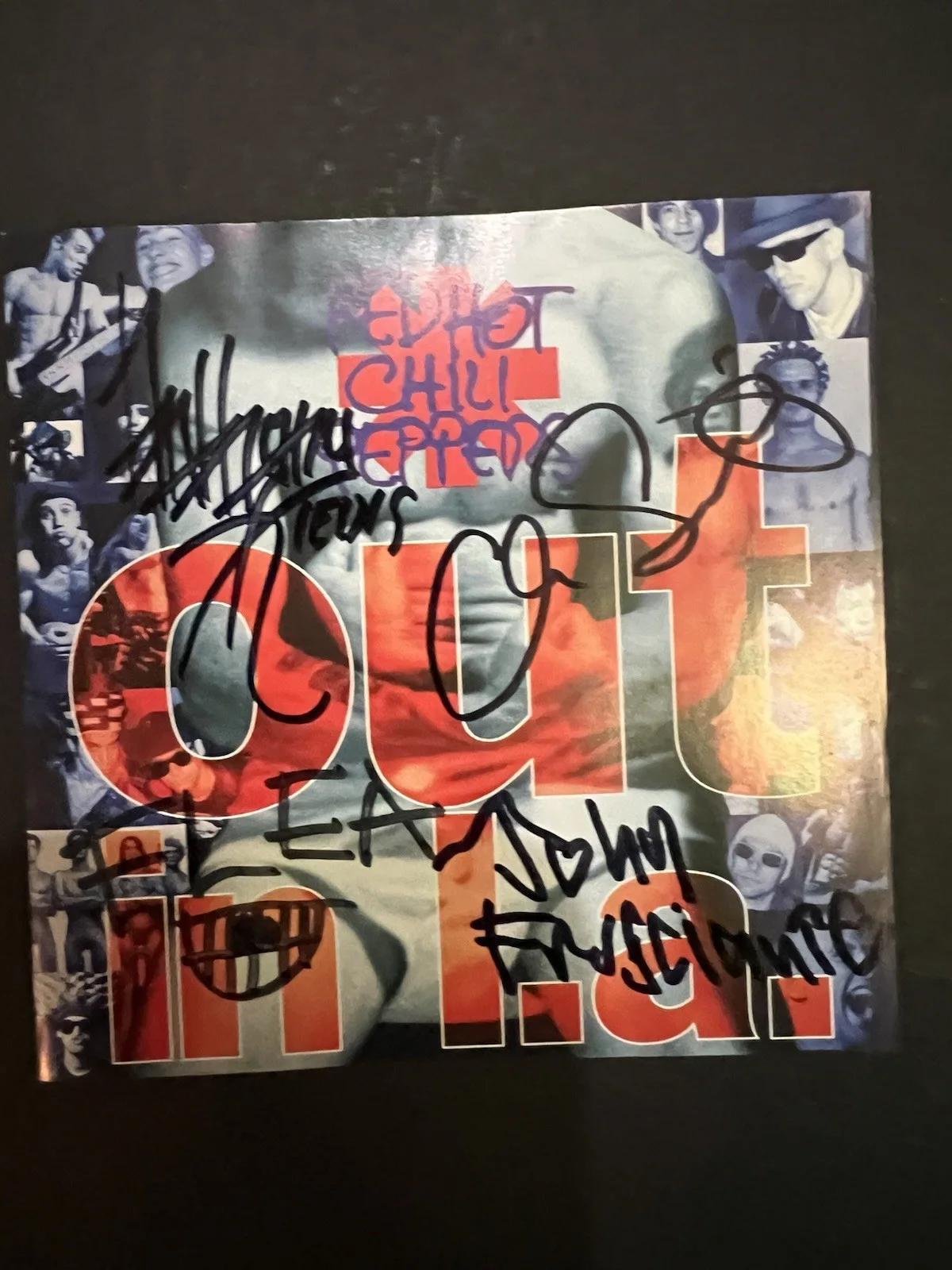 AUTHENTIC Autographed Red Hot Chili Peppers Out In L.A. cd hand signed RHCP, изображение 2