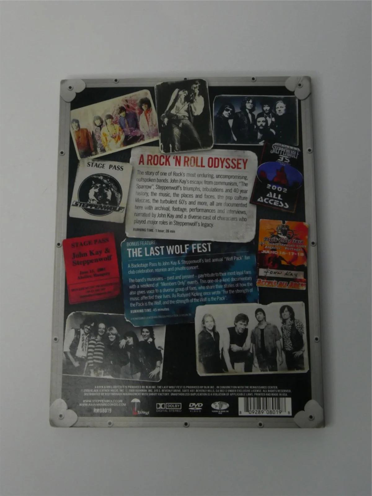 John Kay Signed DVD Cover John Kay & Steppenwolf A Rock & Roll Odyssey, image 4