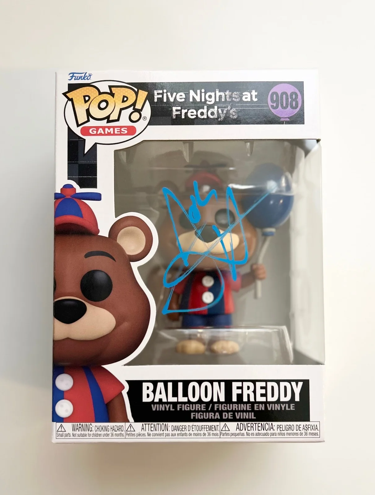 Josh Hutcherson — Josh Hutcherson Signed Autograph Five Nights At Freddy's Funko With Exact Proof