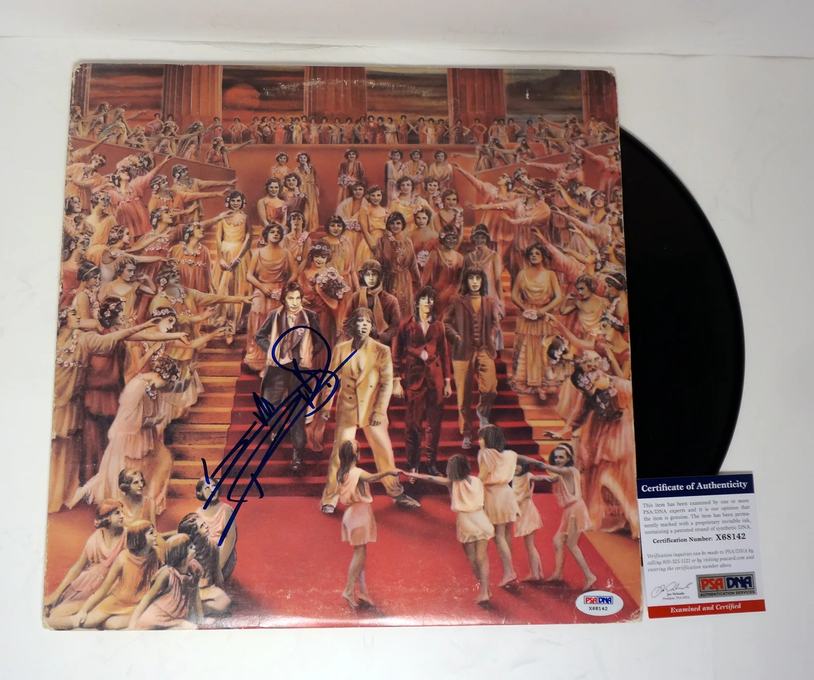Keith Richards — Keith Richards Rolling Stones Signed It's Only Rock And Roll Album PSA/DNA COA
