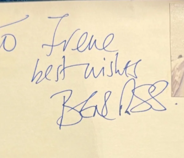 BEN CROSS — 👀 BEN CROSS SIGNED 3”x5” INDEX CARD AUTOGRAPH CHARIOTS OF FIRE 👀, изображение 2