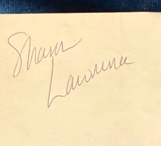 Sharon Lawrence — 👀 Sharon Lawrence Autographed 3”x5” Index Card NYPD Blue 👀, image 2