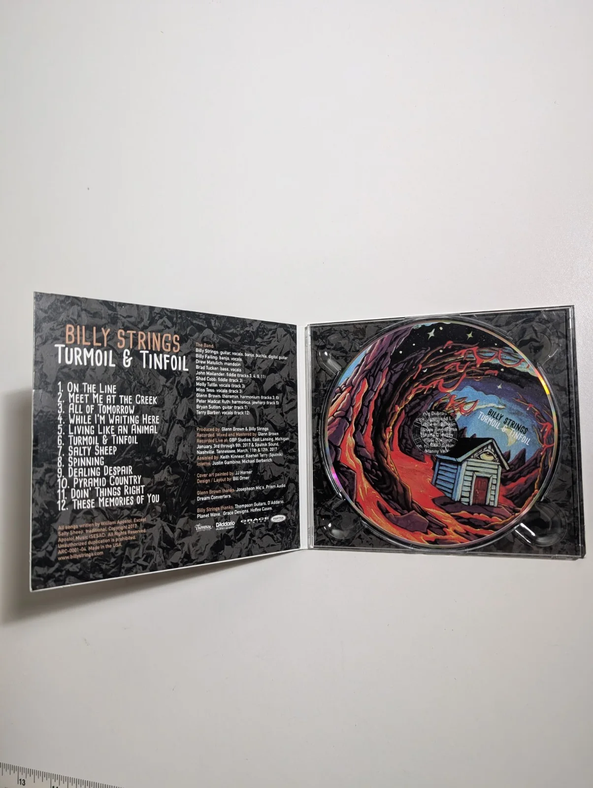 Billy strings Signed Turmoil And Tinfoil Cd, изображение 3