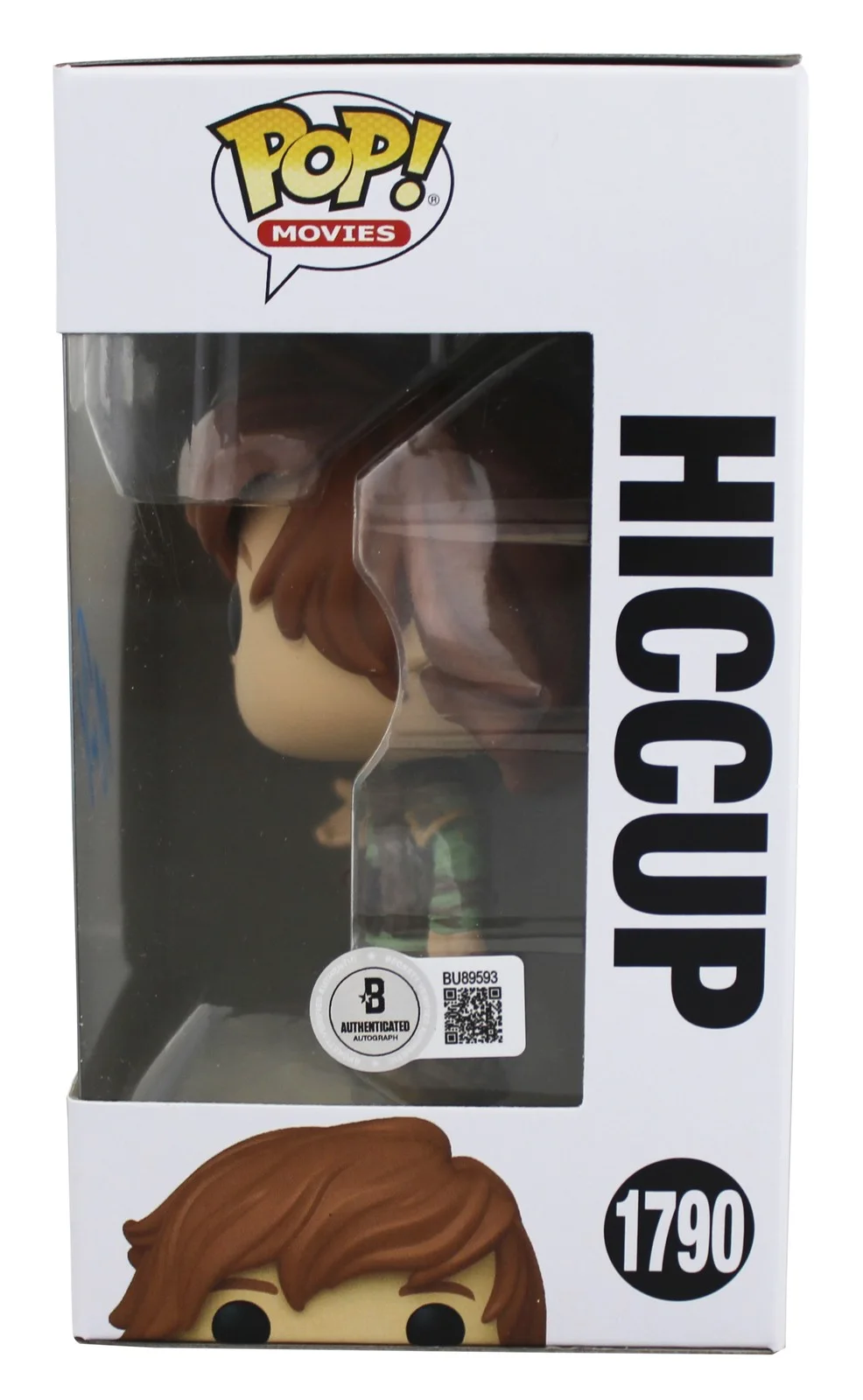 Mason Thames — Mason Thames How to Train Your Dragon Signed Hiccup #1790 Funko Pop Figure BAS, image 3
