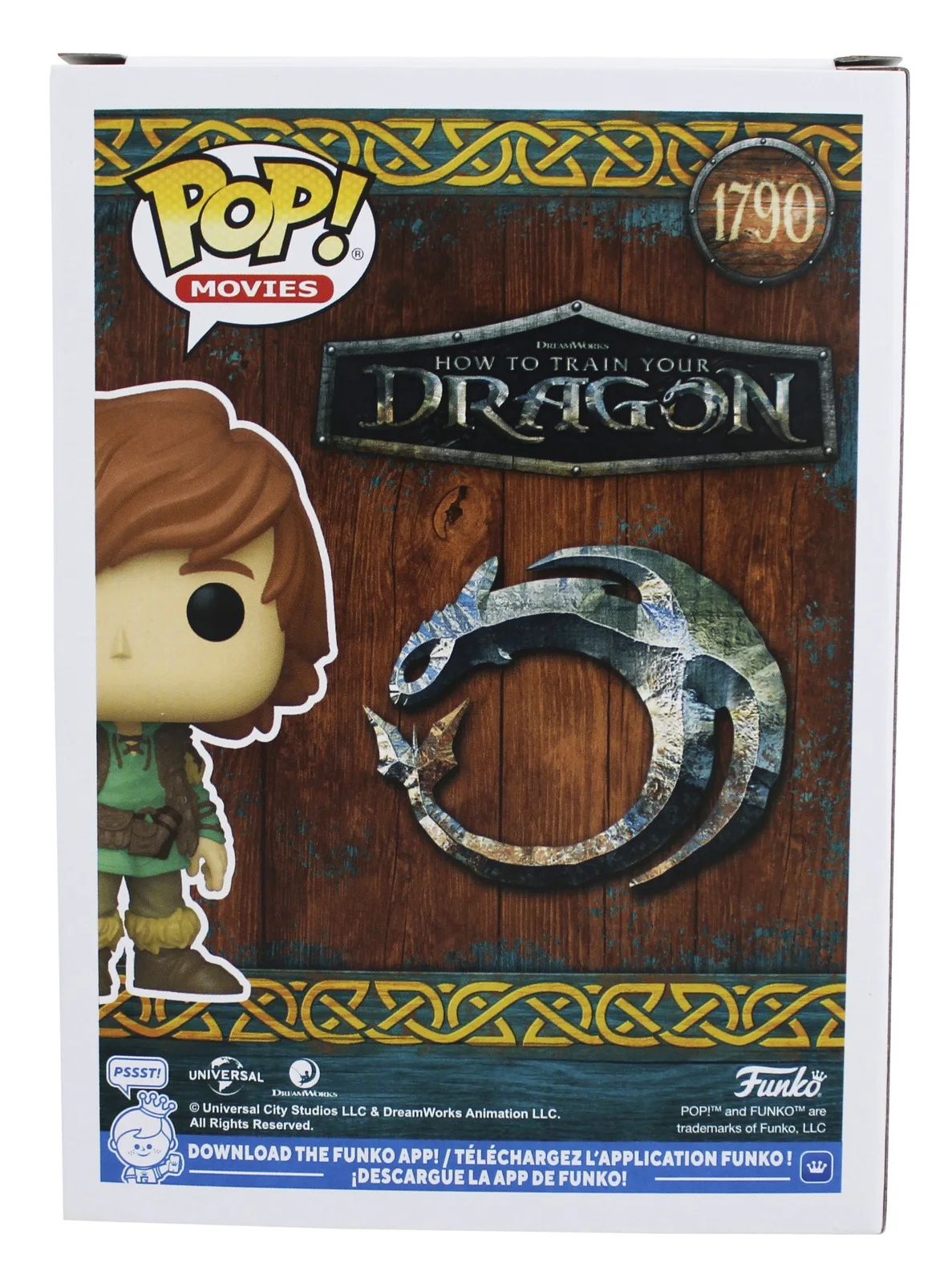Mason Thames — Mason Thames How to Train Your Dragon Signed Hiccup #1790 Funko Pop Figure BAS, image 4