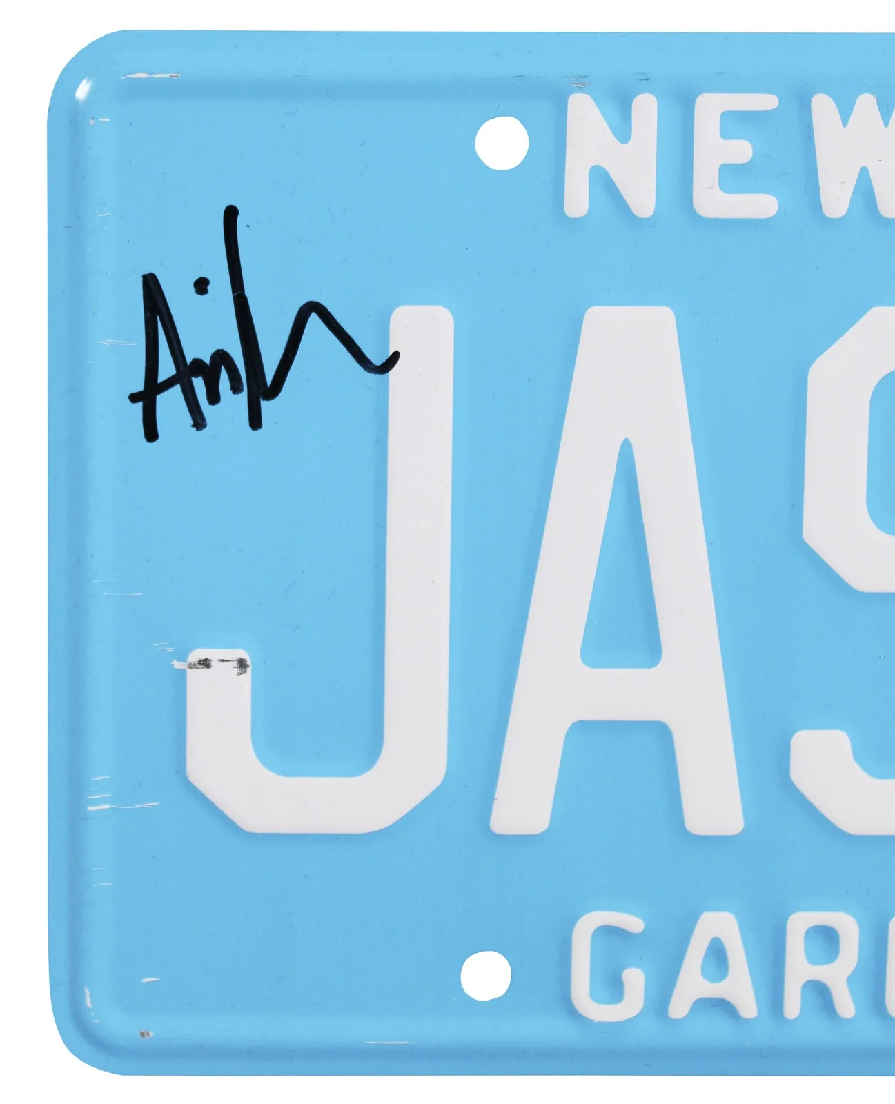 Ari Lehman — Ari Lehman Friday The 13th "Jason 1" Signed License Plate BAS Witness #3W151625, image 2