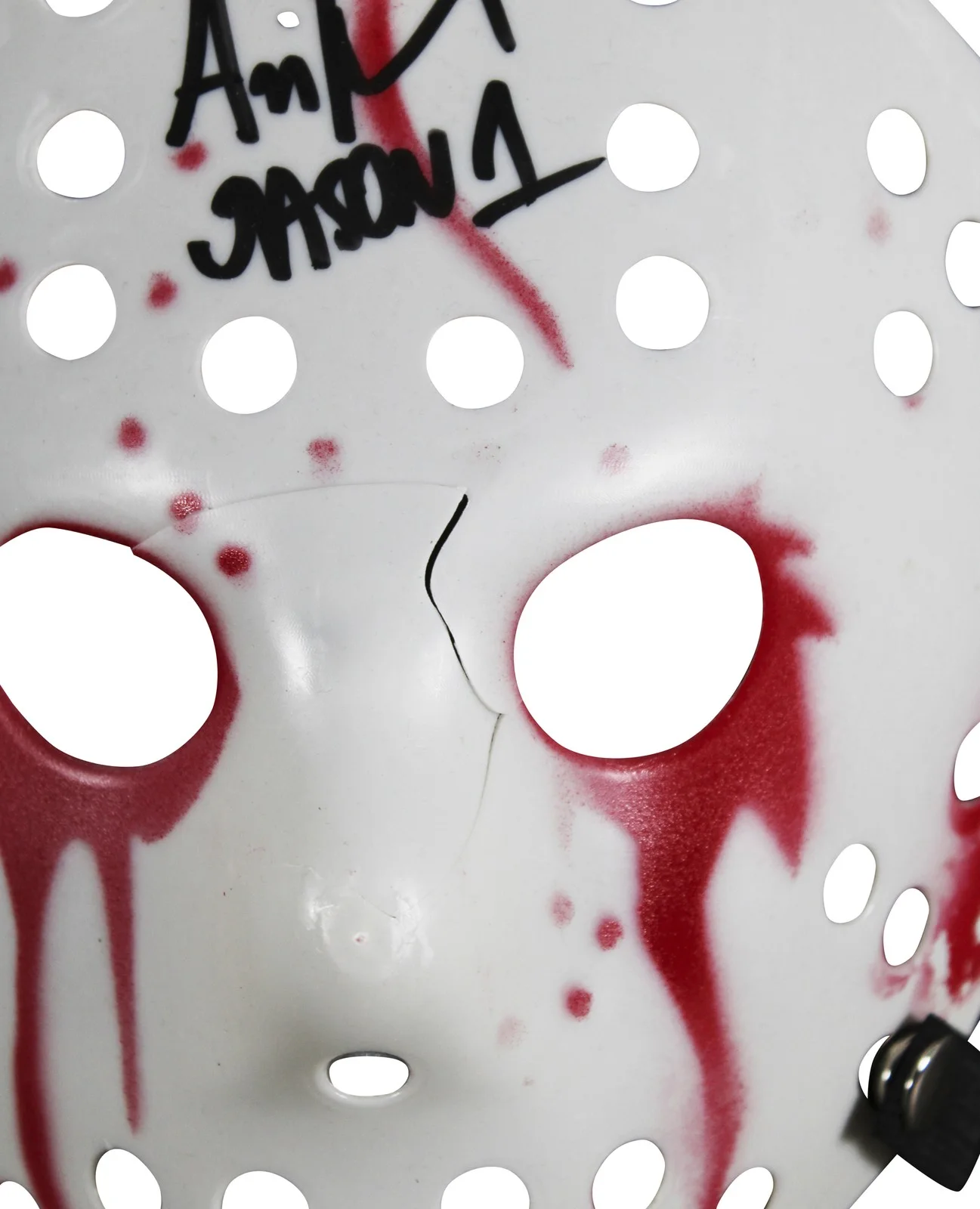 Ari Lehman — Ari Lehman Friday The 13th "Jason 1" Signed White Mask BAS Witnessed #1W594304, изображение 2