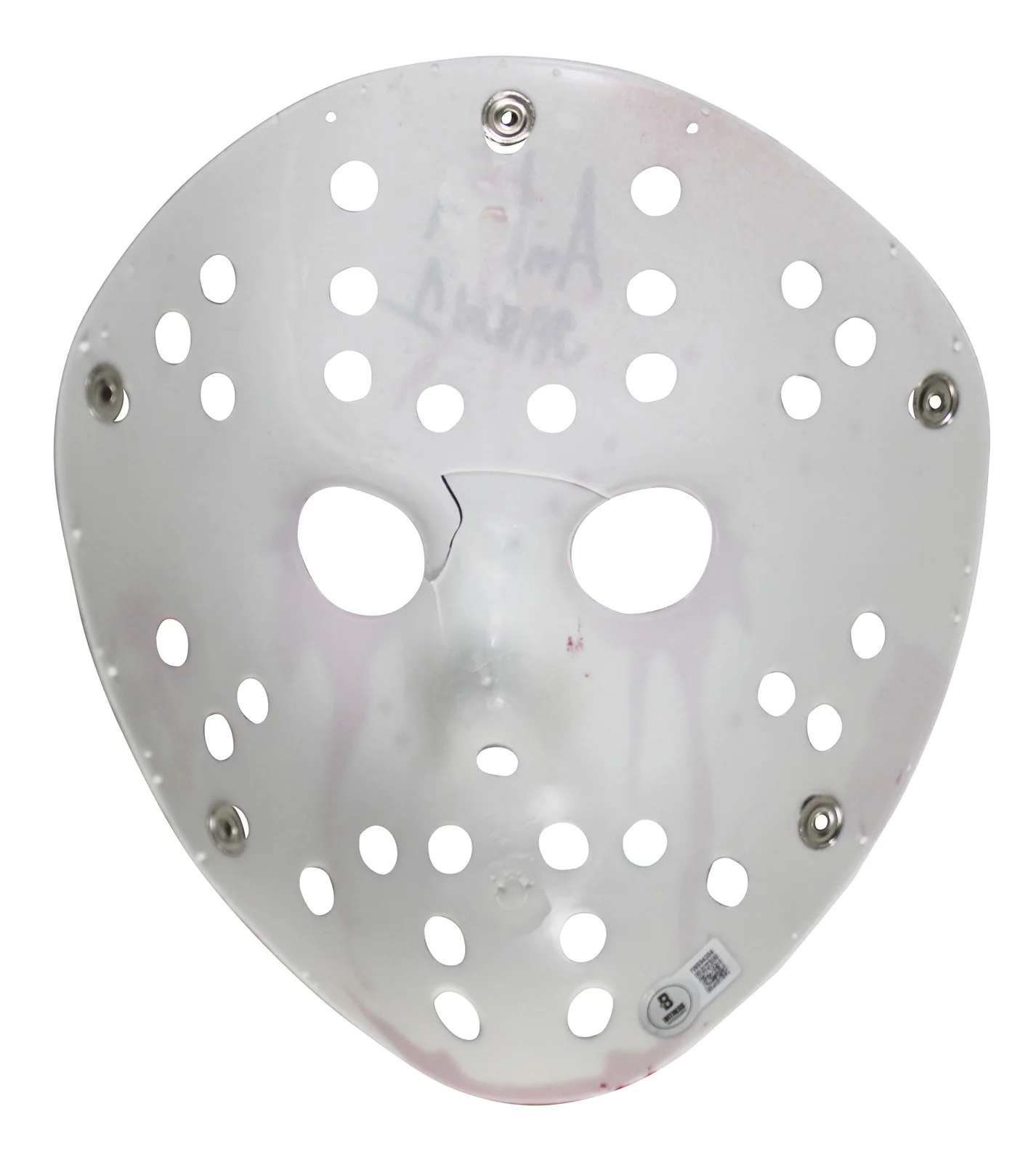 Ari Lehman — Ari Lehman Friday The 13th "Jason 1" Signed White Mask BAS Witnessed #1W594304, изображение 3