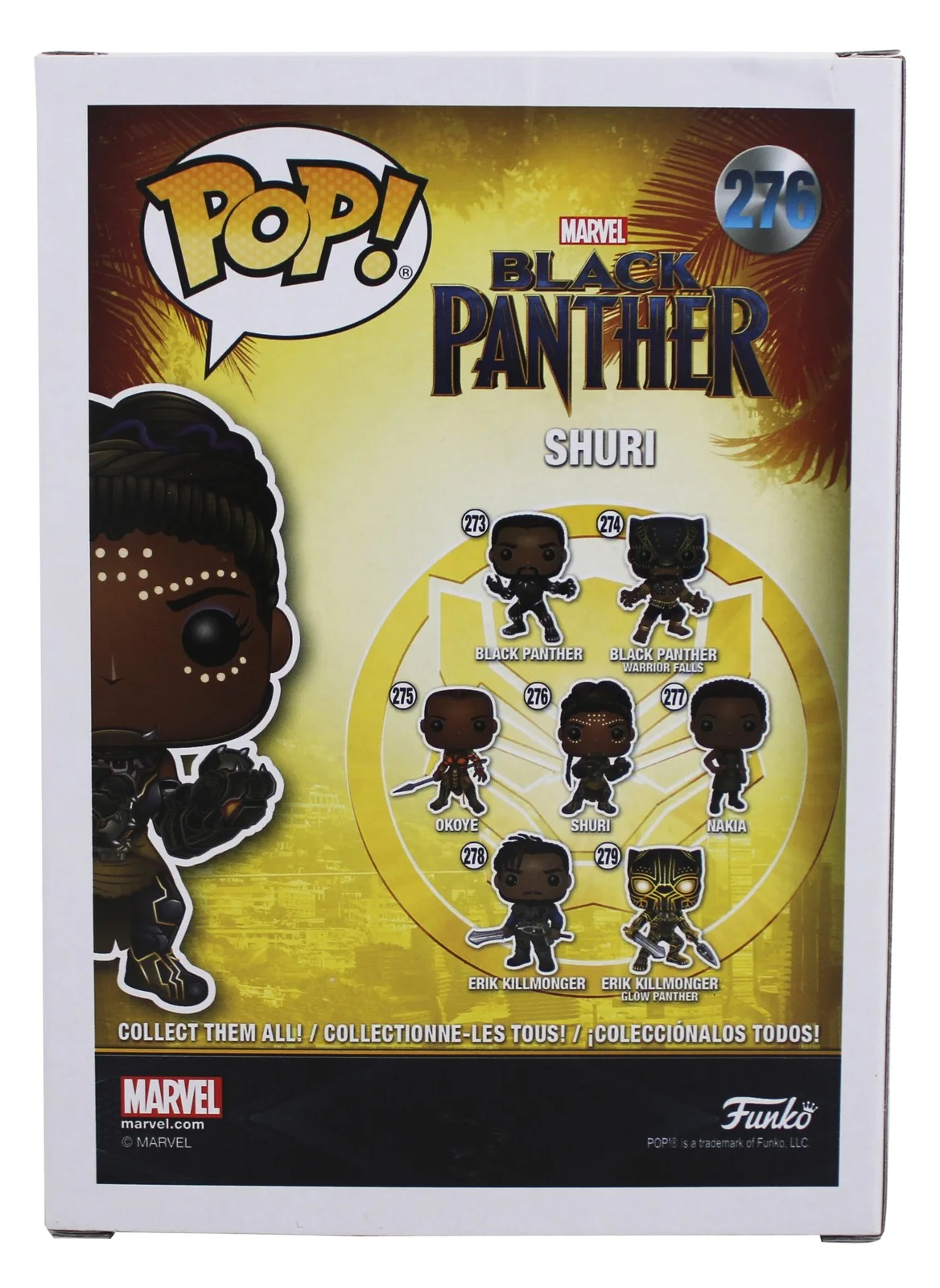 Letitia Wright — Letitia Wright Black Panther Signed Shuri #276 Funko Pop Vinyl Figure BAS, image 4