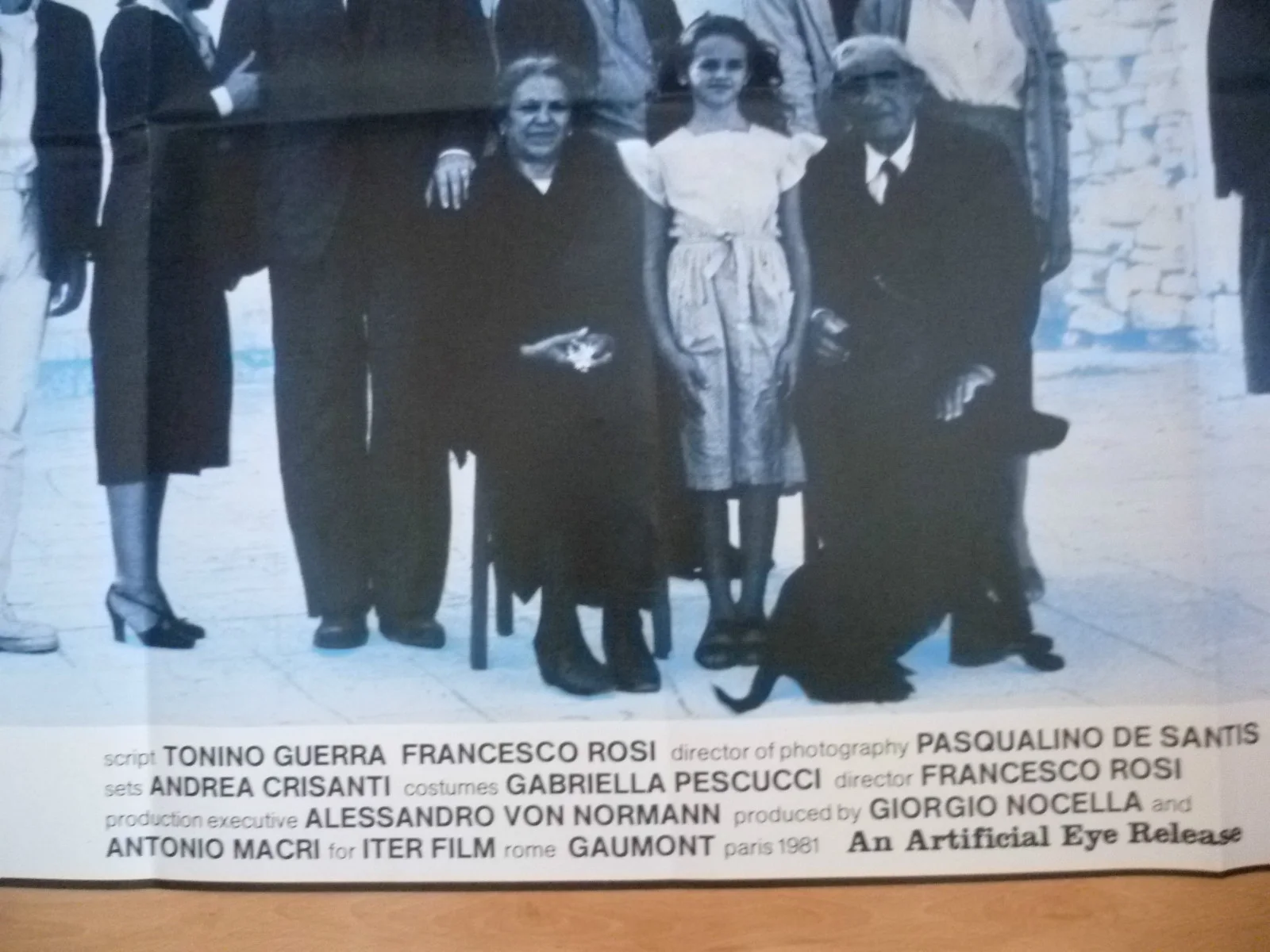 UK Quad Poster 1981 Three Brothers - Francesco Rosi (Apx. 40x29.5 inch), изображение 2