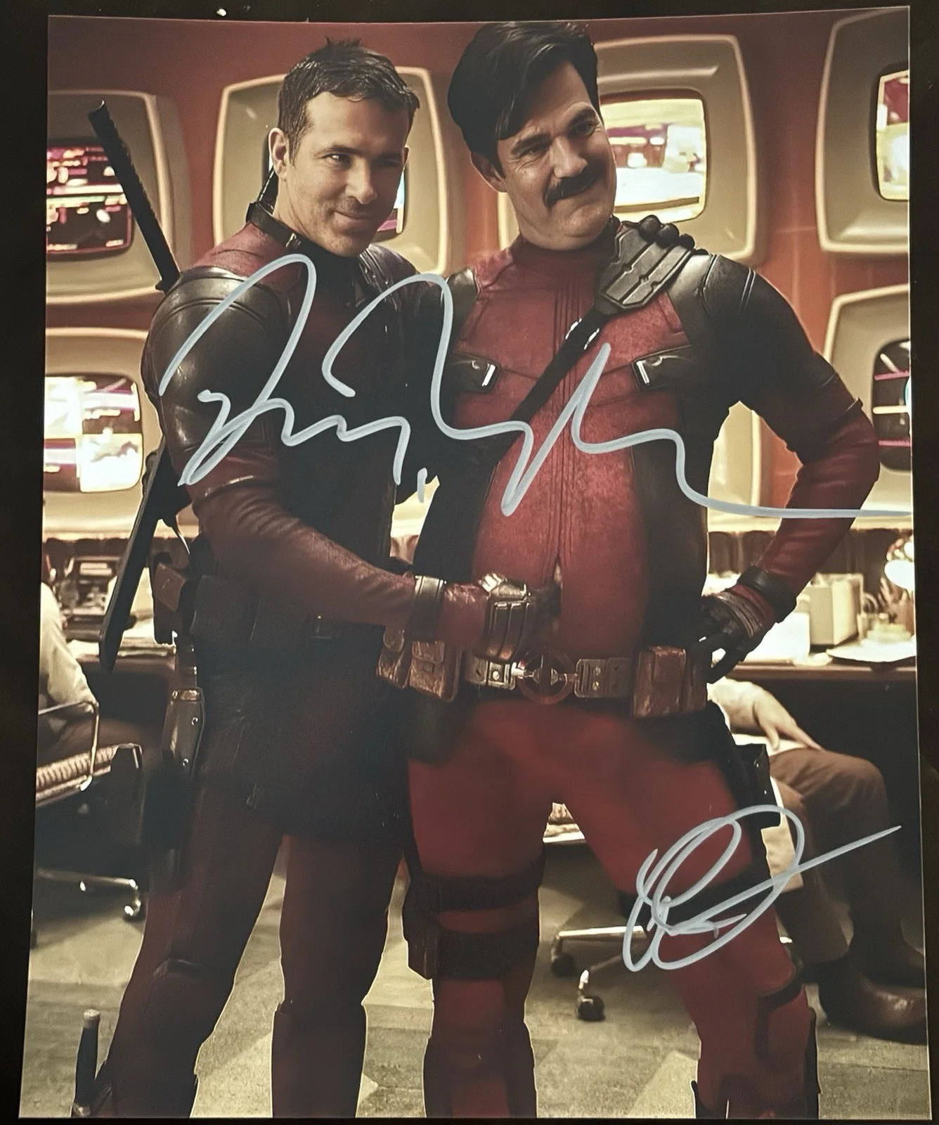 Ryan Reynolds And Rob Delaney — Ryan Reynolds And Rob Delaney Signed Photo, 8x10 with COA Deadpool and Wolverine