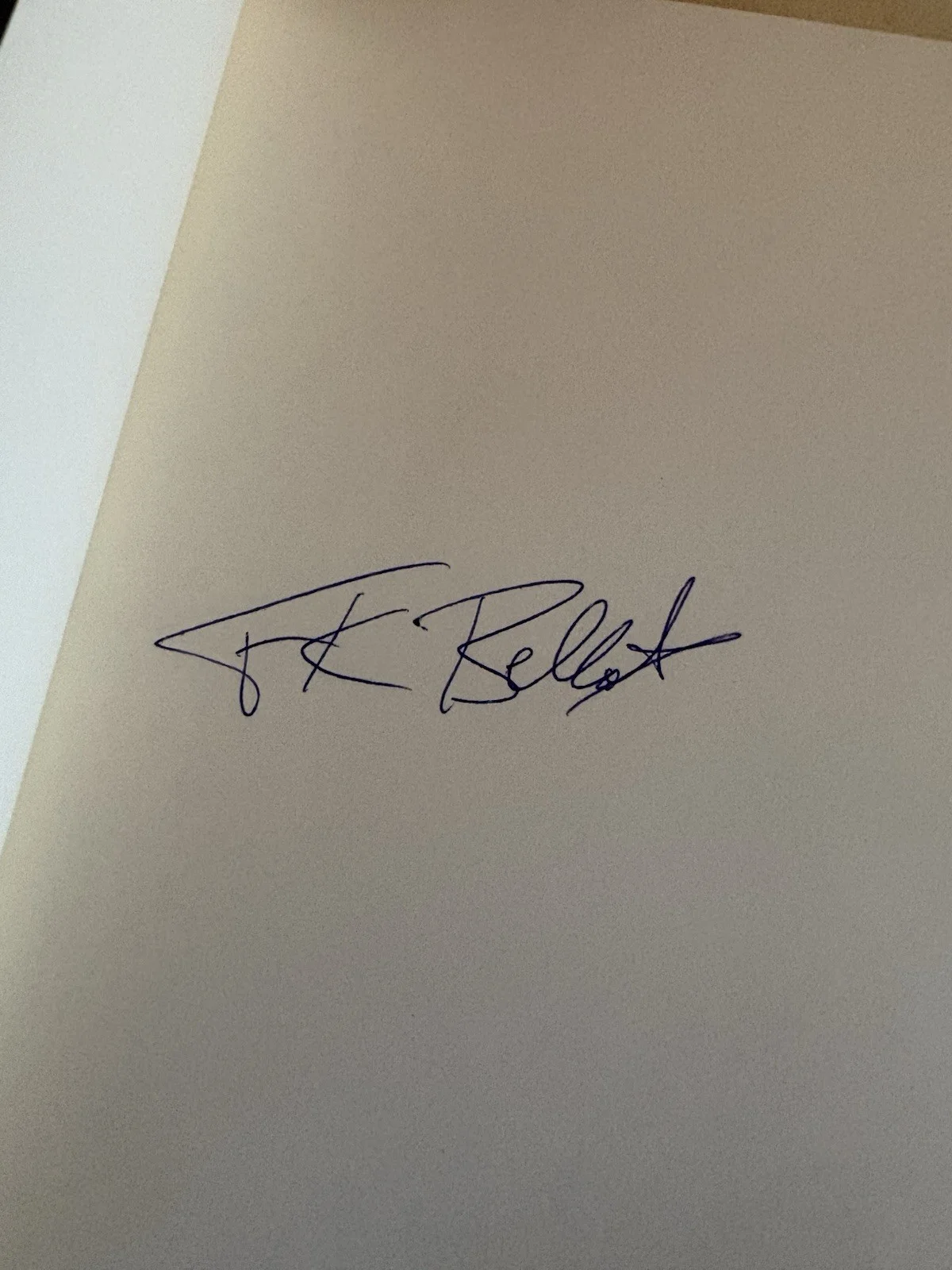 Anthrax Frank Bello SIGNED Fathers, Brothers And Sons AUTOGRAPHED 1st Edition, image 2